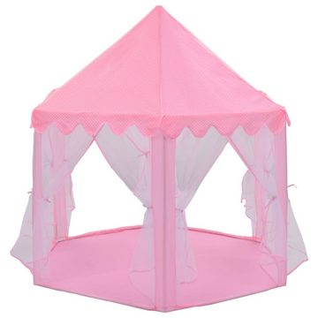 vidaXL Spielzelt Prinzessin-Spielzelt mit 250 Bällen Rosa 133x140 cm Kinderzelt