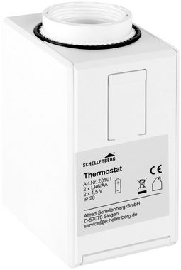 SCHELLENBERG Heizkörperthermostat Digital, 20101, (Inkl. Adapter-Set Danfoss RAV, RA, RAVL) einzeln, oder im 3er oder 5er Spar-Set erhältlich
