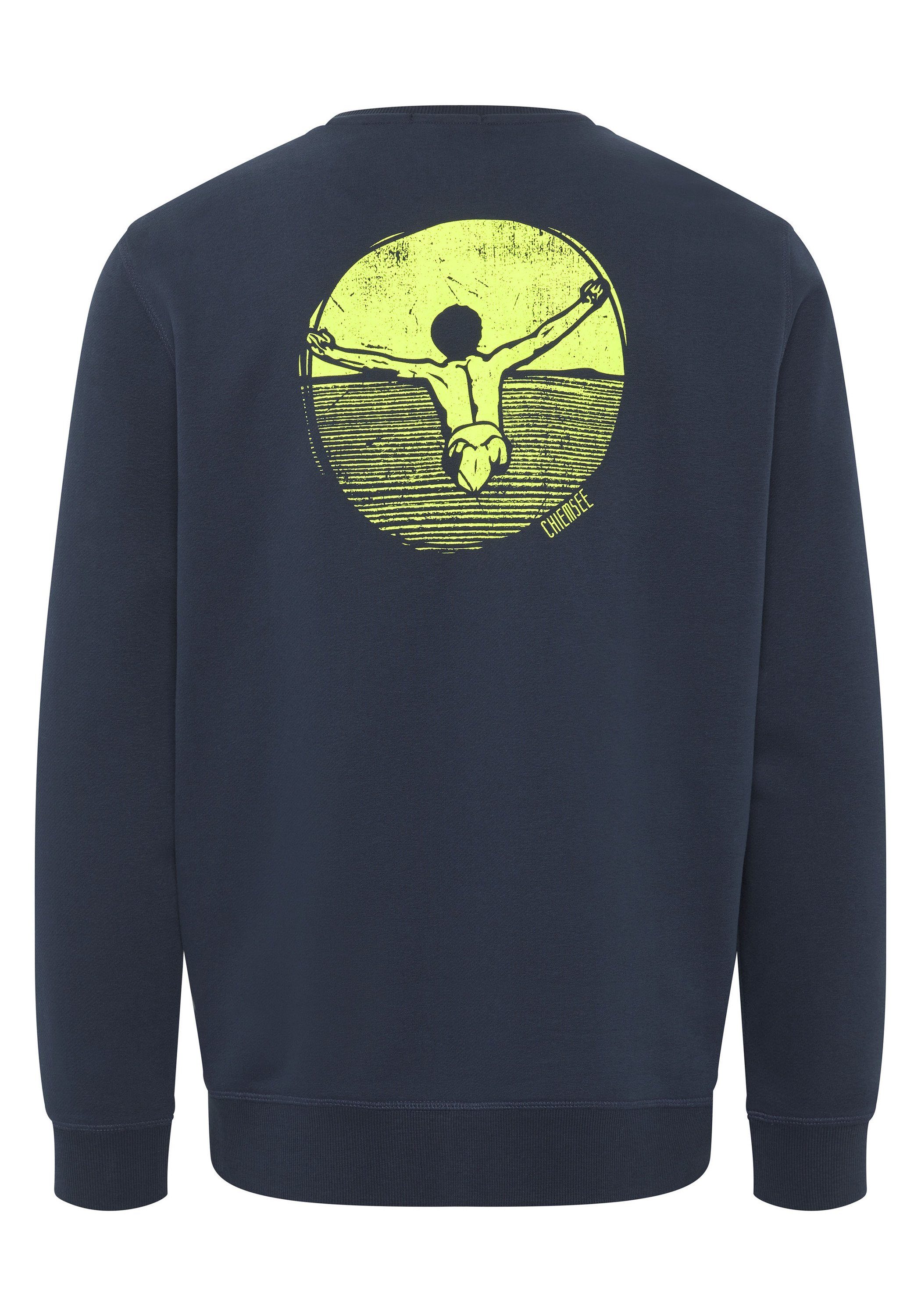 Sweater 1 Night mit Chiemsee Jumper-Motiv Sweatshirt Sky 19-3924