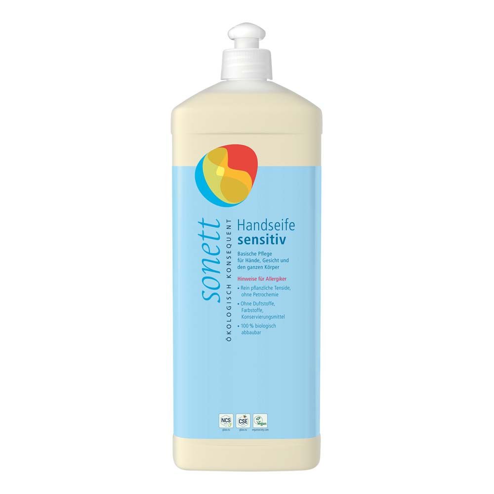 Sonett Handseife Handseife - Neutral/Sensitiv Nachfüllflasche 1L