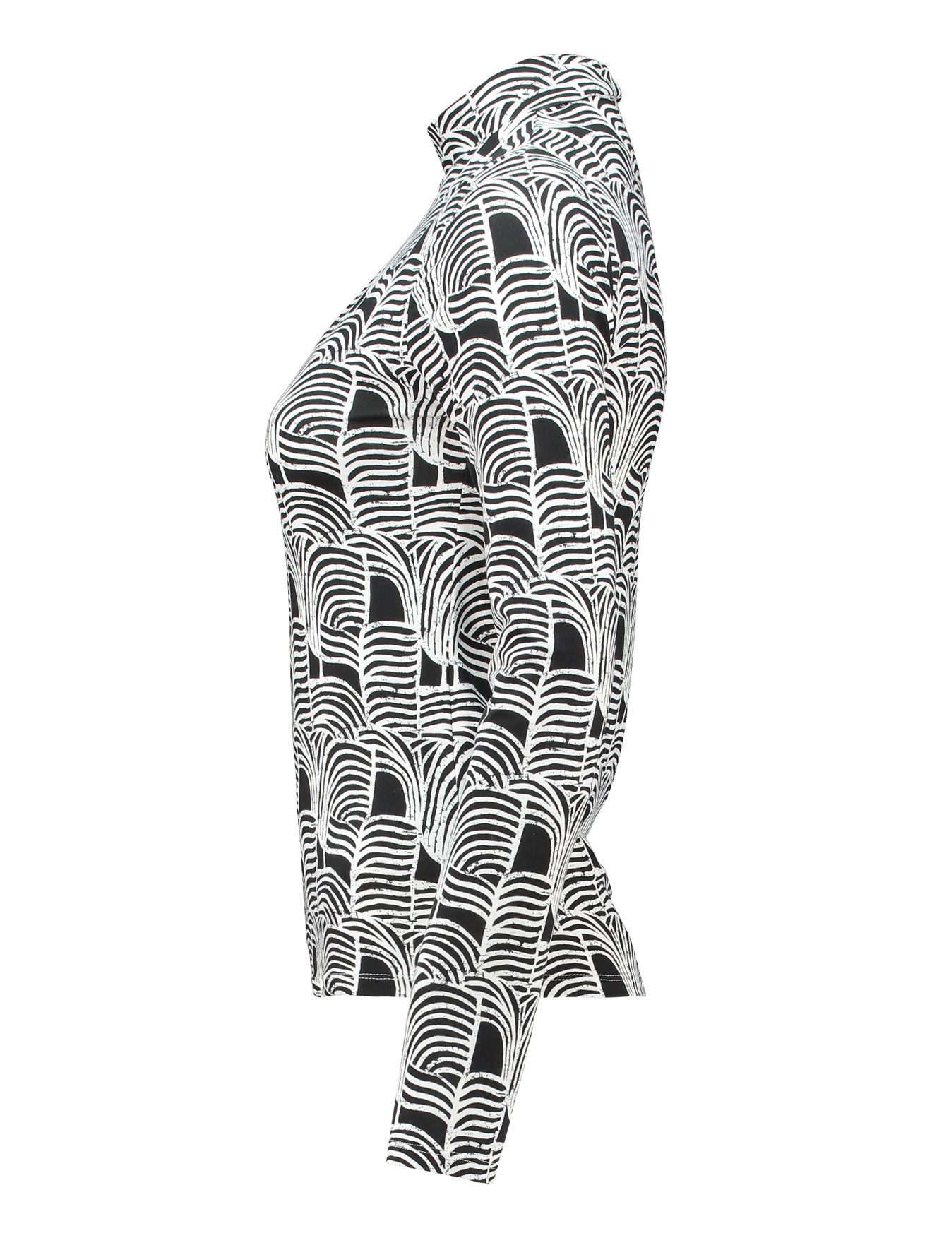 HaILY’S T-Shirt Muster Hochkragen Langarmshirt (1-tlg) LS P TP Ki44mmy günstig online kaufen