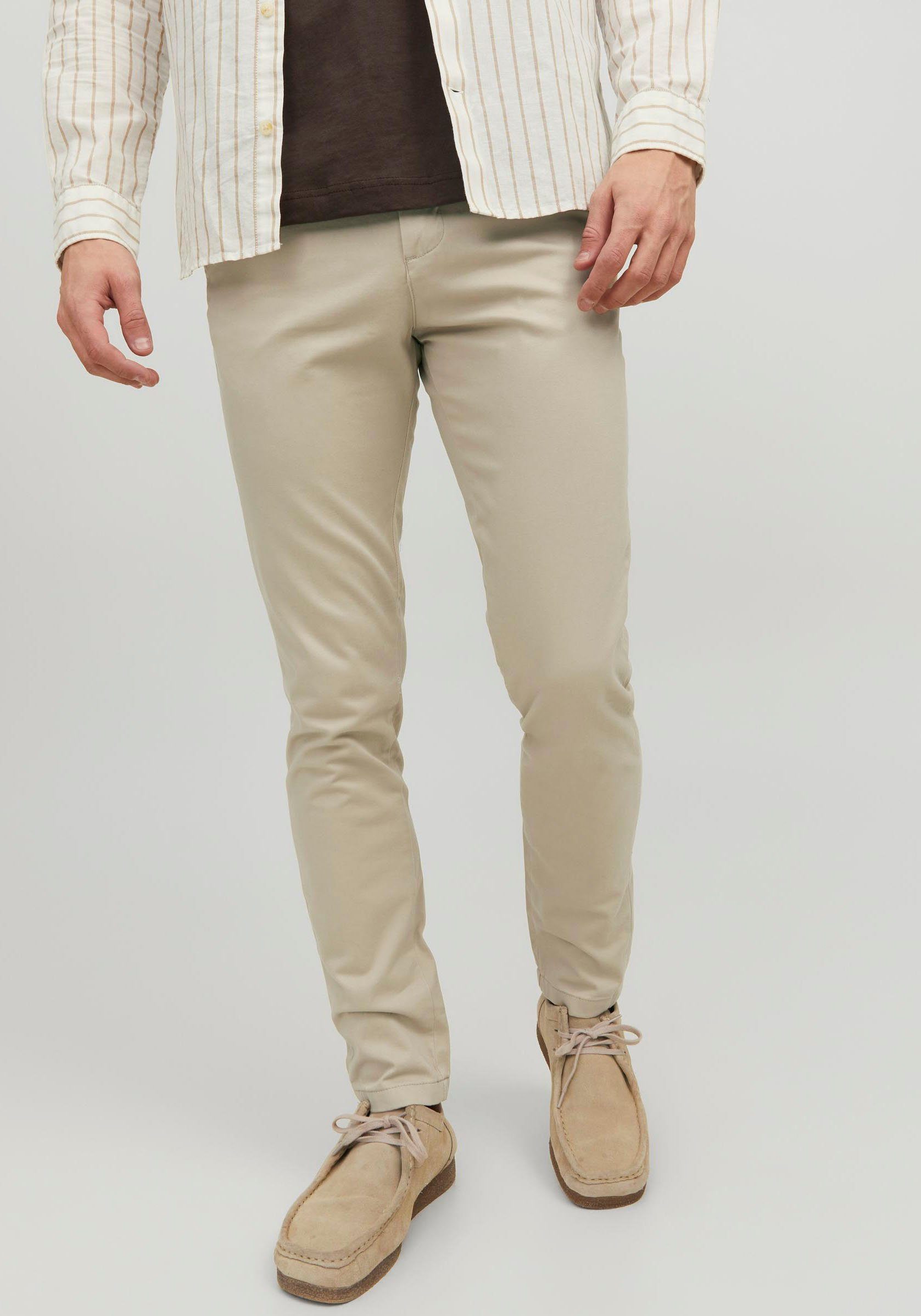 Jack & Jones Chinos JPSTMARCO mit Stretchkomfort und schmalem Bein mit Reiß günstig online kaufen
