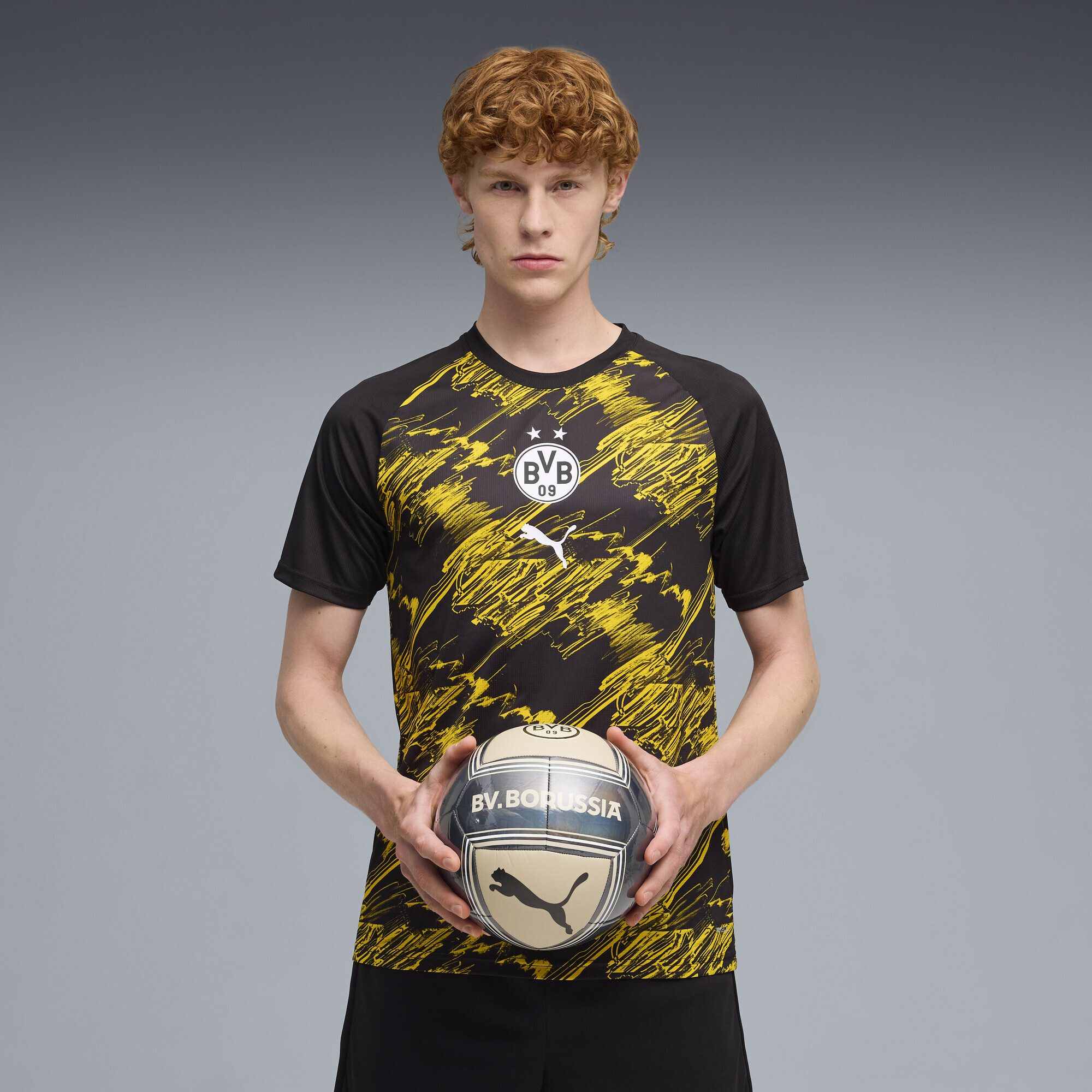 PUMA Trainingsshirt Borussia Dortmund Aufwärmtrikot Herren