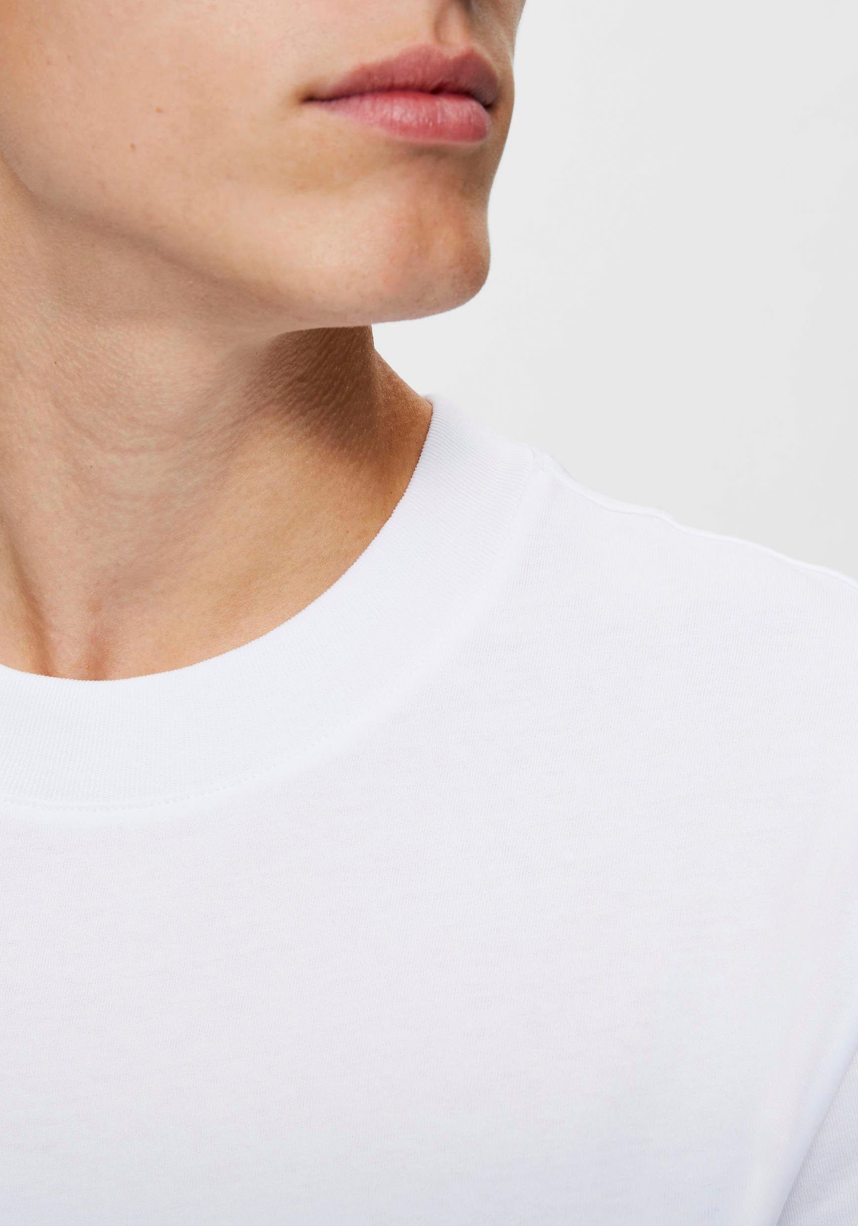 Selected Rundhalsshirt SLHCOLMAN SS O-NECK TEE NOOS günstig online kaufen