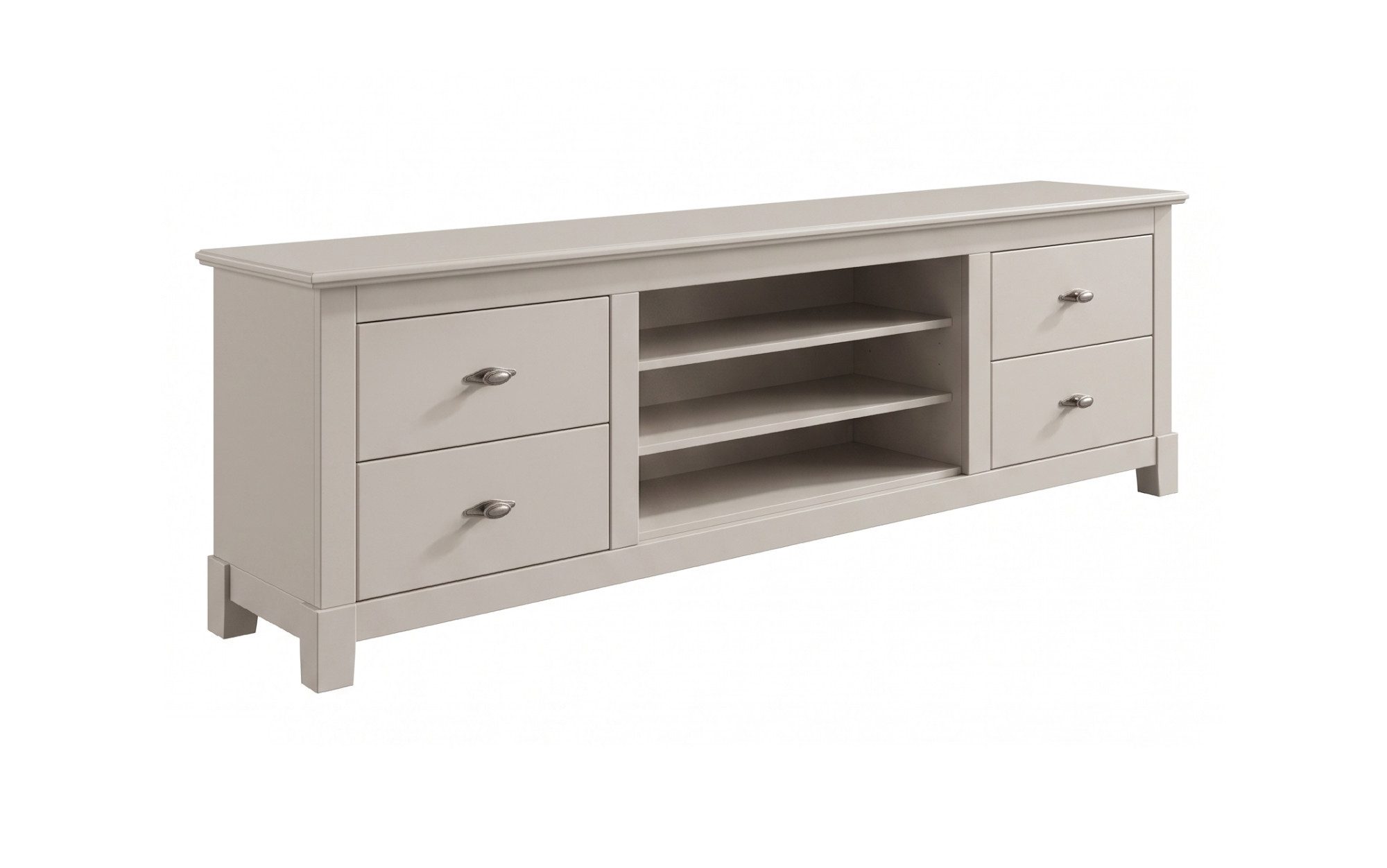 OTTO home Lowboard Rauna, TV-Bank, TV-Kommode, Landhausstil, Breite 200 cm, FSC®-zertifiziertes Massivholz, Kiefer