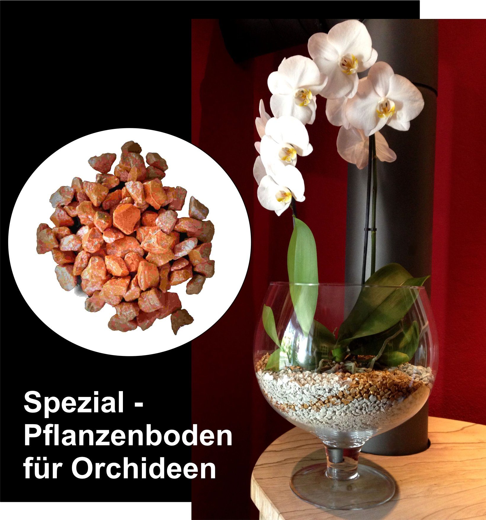 Pflanzgranulat Spezial Pflanzboden für Orchideen - patentiert