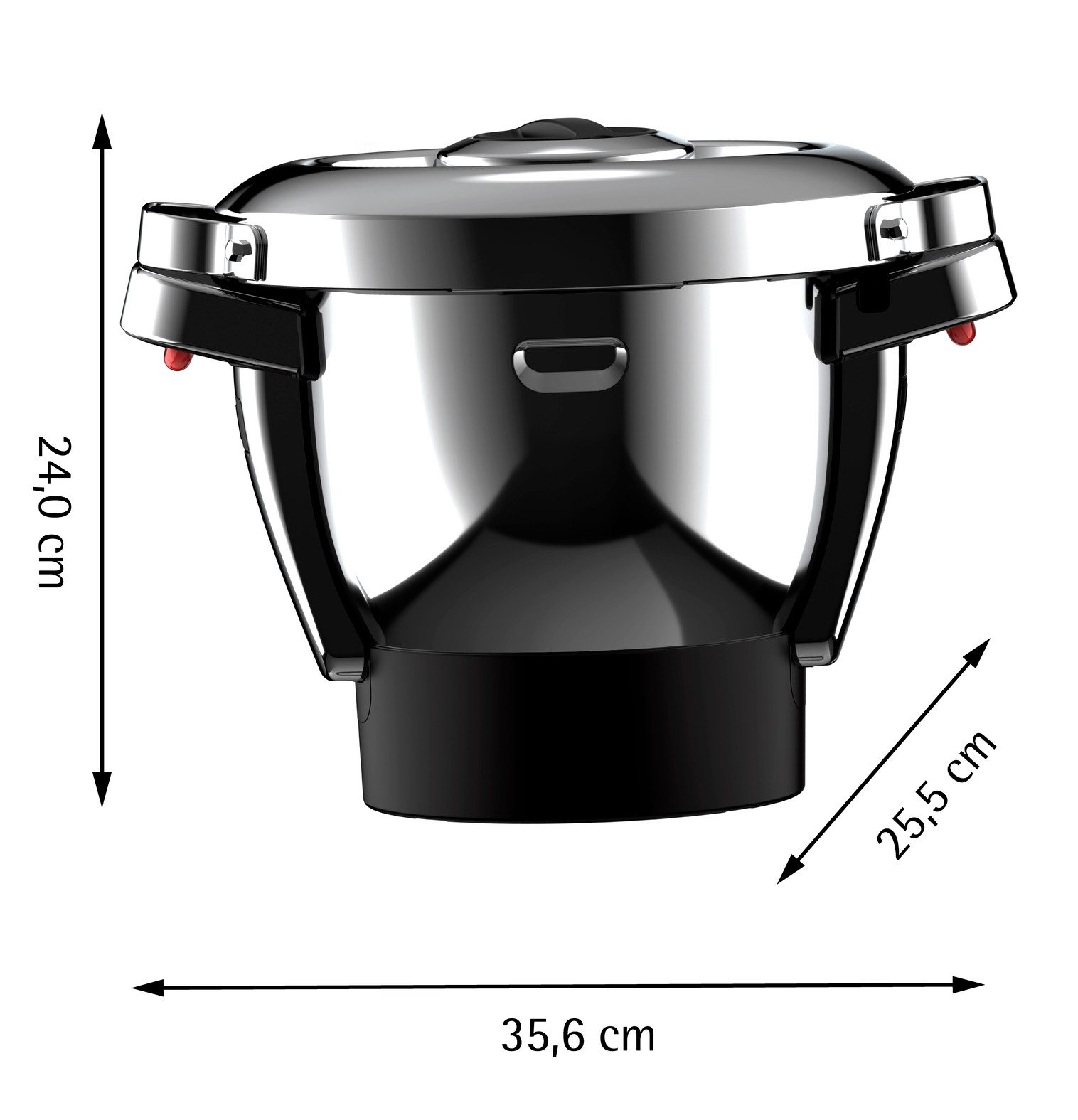 WMF Küchenmaschinenschüssel Avantgarde, Edelstahl, Kunststoff, (3,0l, 1-tlg), spülmaschinengeeignet