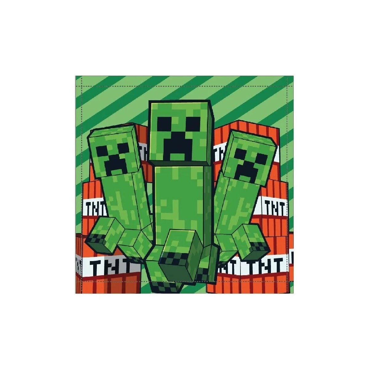 Minecraft Badetücher Minecraft Battle Handtuch, Gesichtstuch, Handtuch 30x30cm, 100% Baumwolle (1-St)