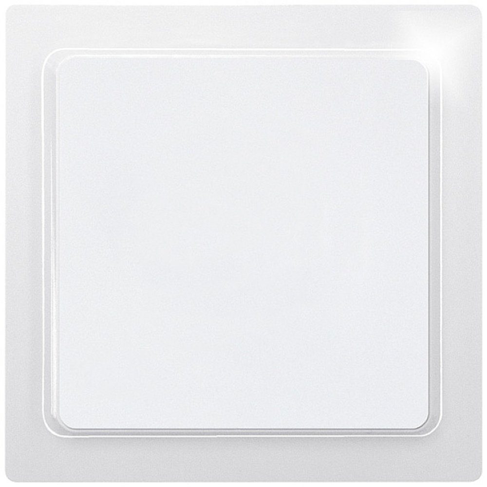 1fach Eltako (RAL 30065865 Eltako 9016) Weiß Blindabdeckung Schalter Weiß,