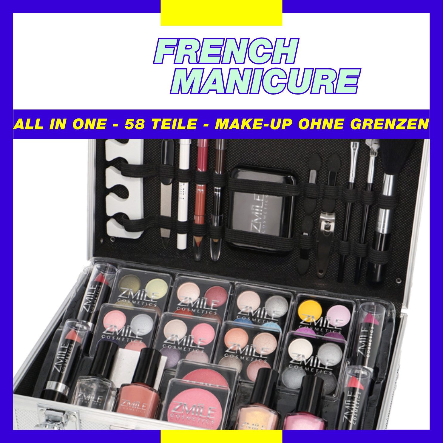 ZMILE COSMETICS Kosmetik-Koffer French Manicure, 58-tlg., günstig online kaufen