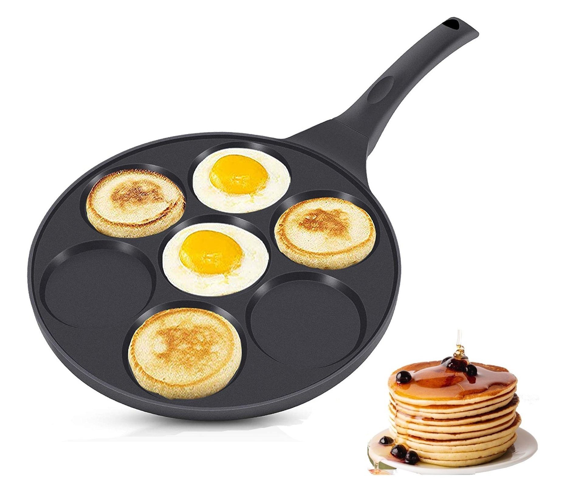 Cheffinger Pfannen-Set Pfannkuchen Spiegelei Pfanne Alu-Guss Ø26cm Induktion Cheffinger, Material: Aluminium