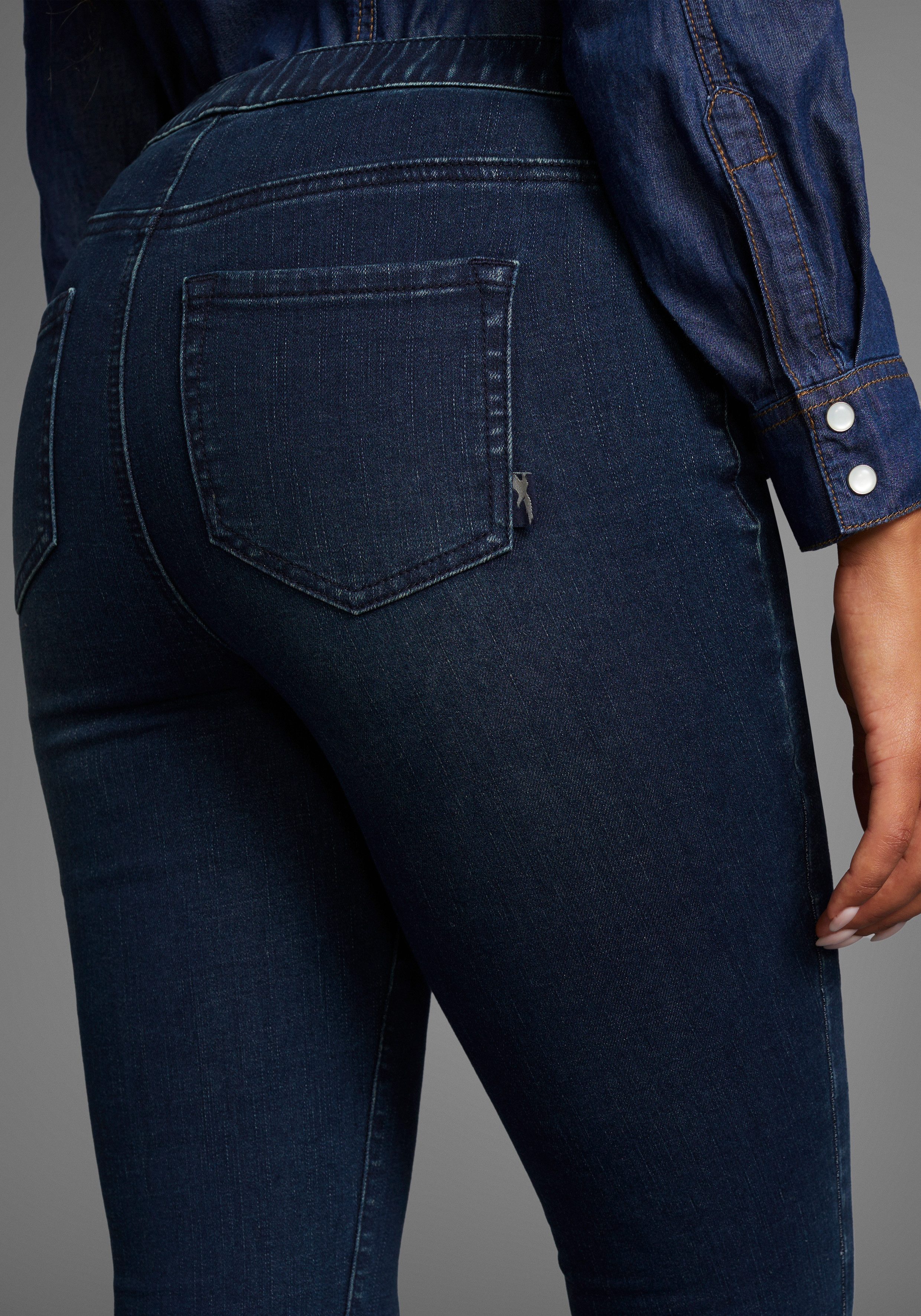 Arizona Jeansjeggings Bootcut mit leichtem Thermo Effekt High Waist