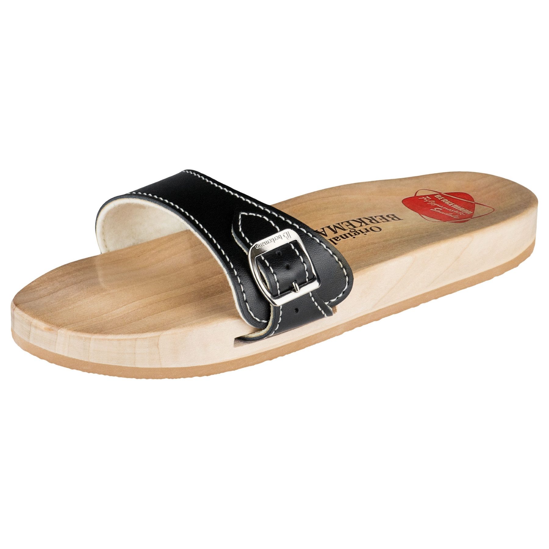 BERKEMANN Berkemann Erwachsene Holz Original Sandale Pantole Hausschuh