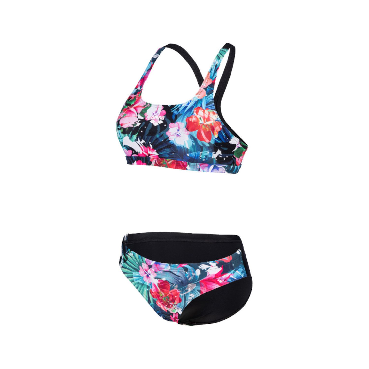 Bustier-Bikini Arena Damen Bikini FLOWER BIKINI SWIM PRO BACK 006388