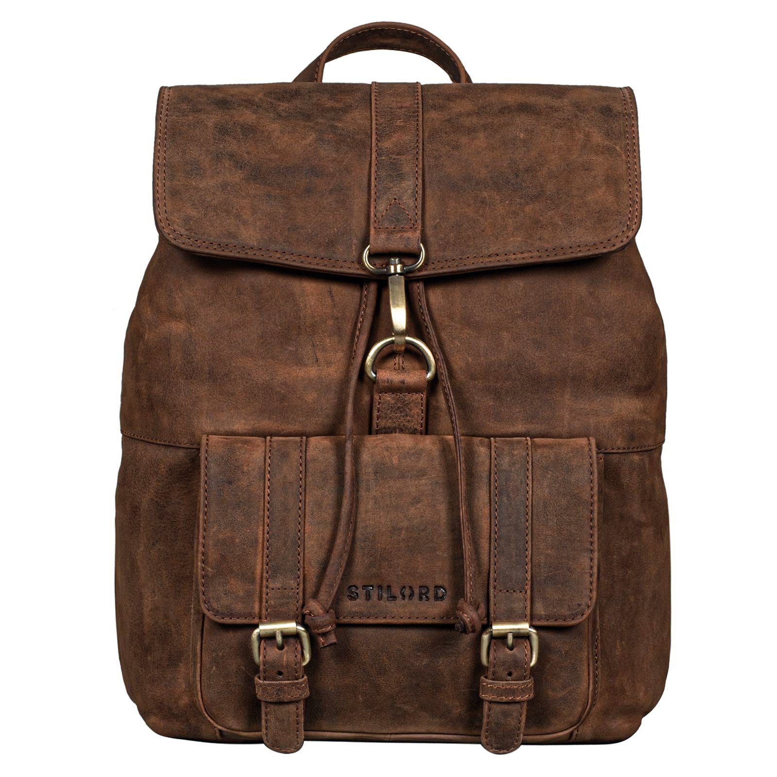 STILORD Cityrucksack "Kacey" Daypack Damen Leder günstig online kaufen