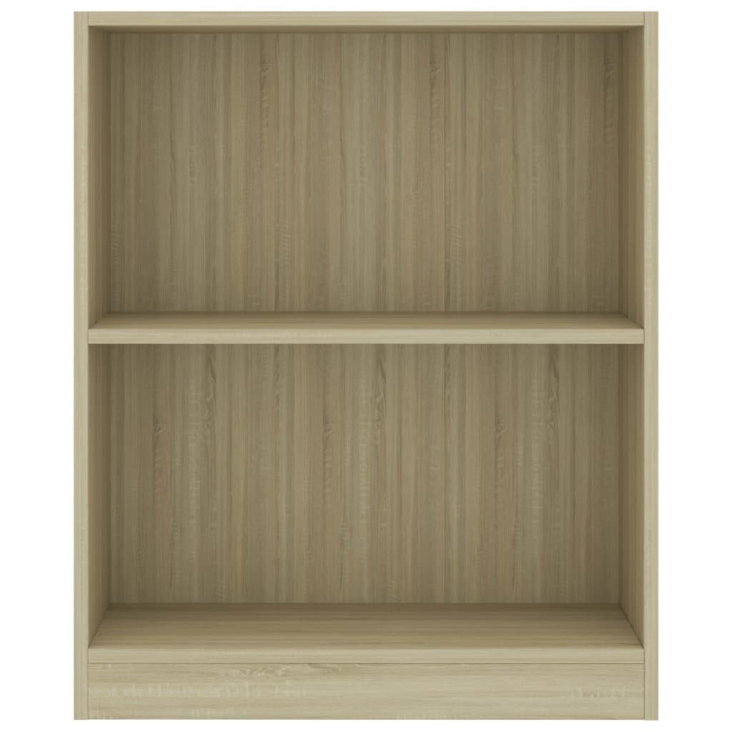 cm 60x24x74,5 Holzwerkstoff furnicato Sonoma-Eiche Bücherregal