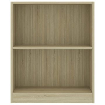furnicato Bücherregal Sonoma-Eiche 60x24x76 cm Holzwerkstoff