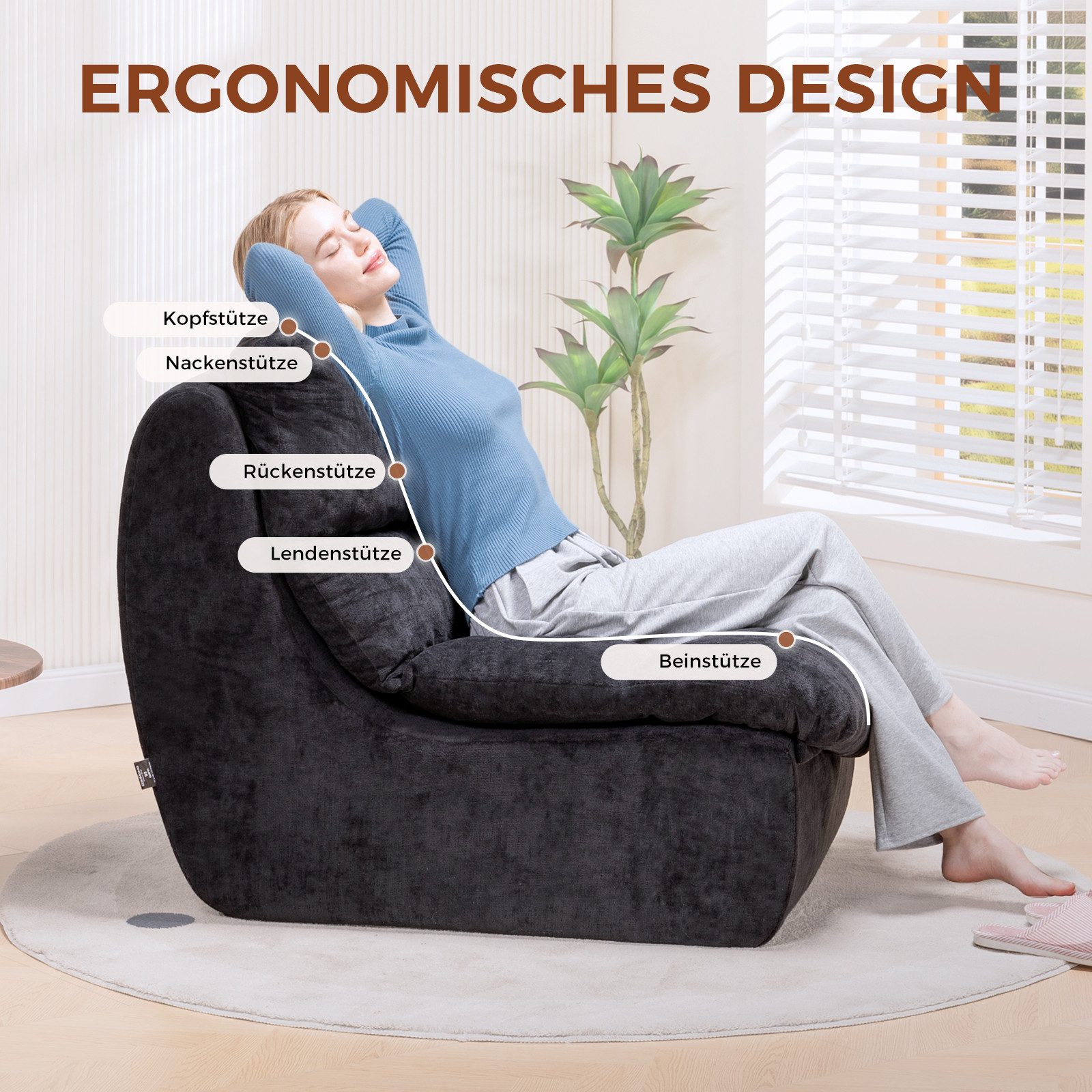 COMHOMA Sofa Relaxsessel TV-Sessel Fernsehsessel Ruhesessel günstig online kaufen