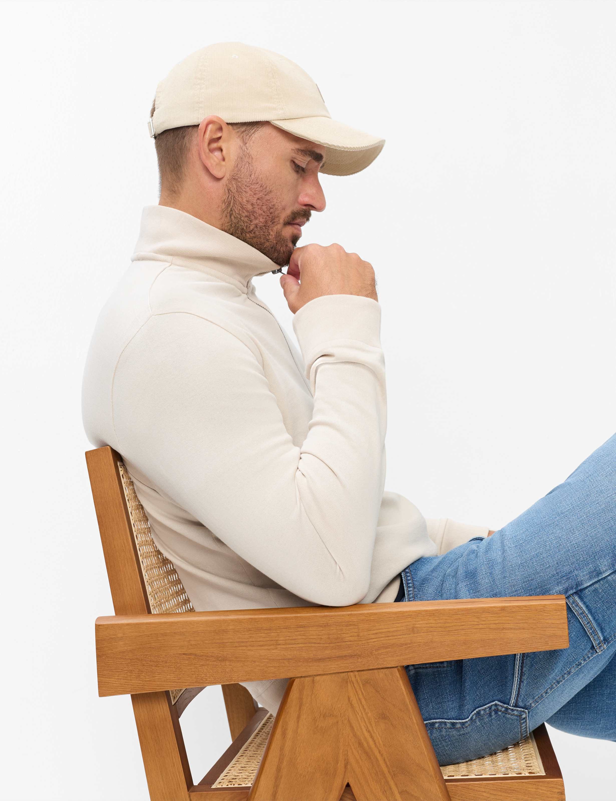Brax Langarm-Poloshirt Style PEO Jersey: Langarmshirt aus reiner Baumwolle – Bild 3 von 5
