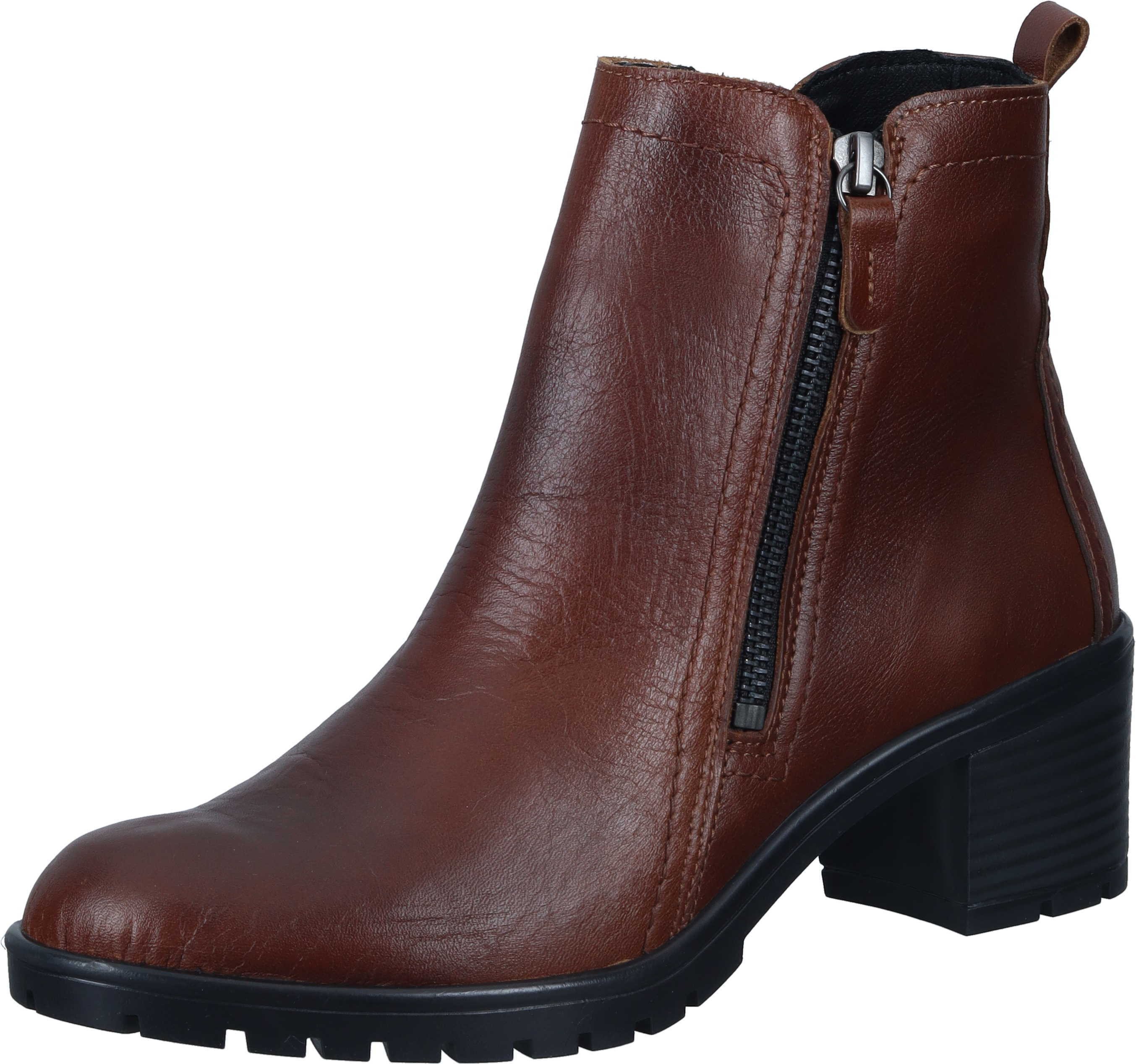 Comfortabel Stiefeletten Stiefelette aus echtem Leder günstig online kaufen