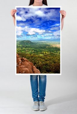 Sinus Art Poster Landschaftsfotografie 60x90cm Poster National Park Niokolo Koba in Senegal
