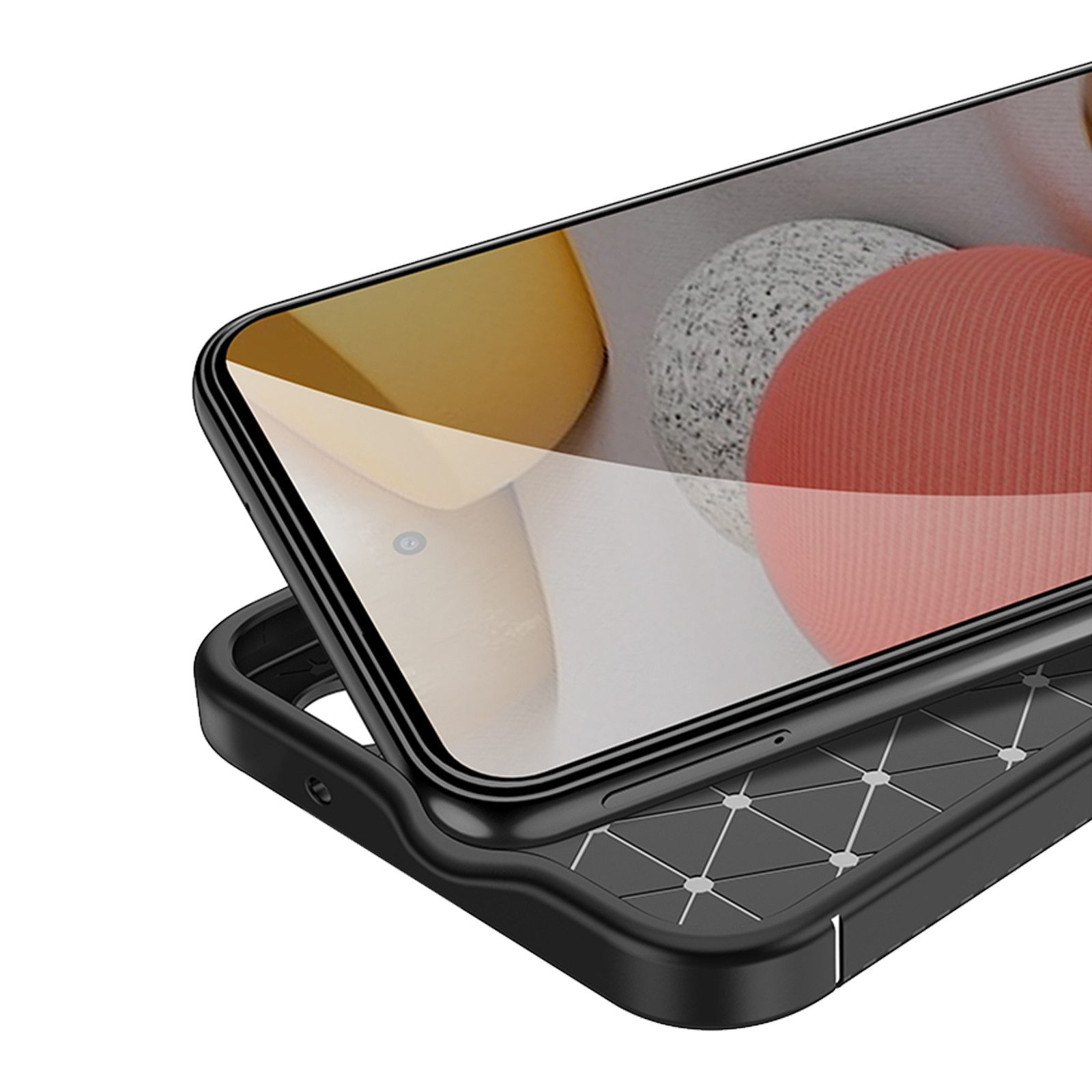 Tec-Expert Handyhülle Cover Hülle für Samsung Galaxy S23 FE 6.4 Zoll, 6.4", Case Backcover mit detaillierten Ausschnitten