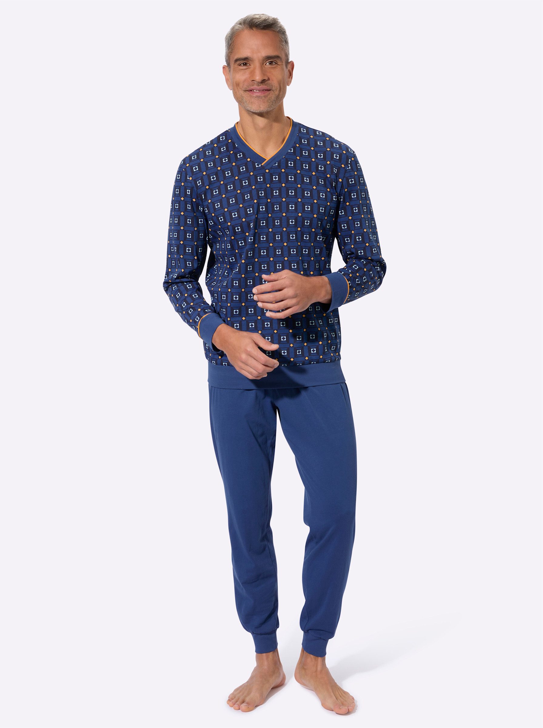 Sieh an! Schlafanzug Schlafanzug Langarm