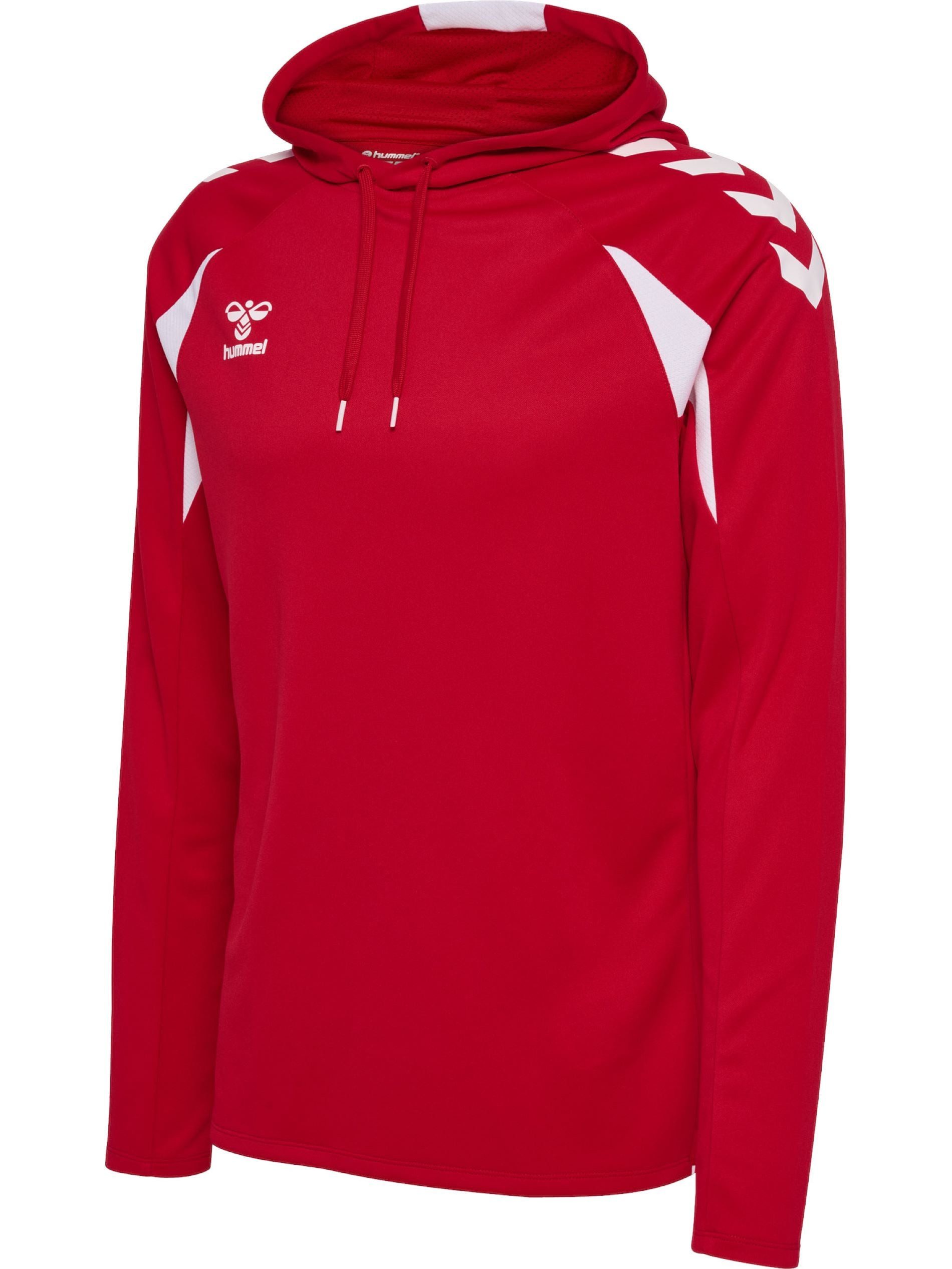 hummel Kapuzenpullover hmlCORE 2.0 Hoodie (100% rec. Polyester) rot Herren