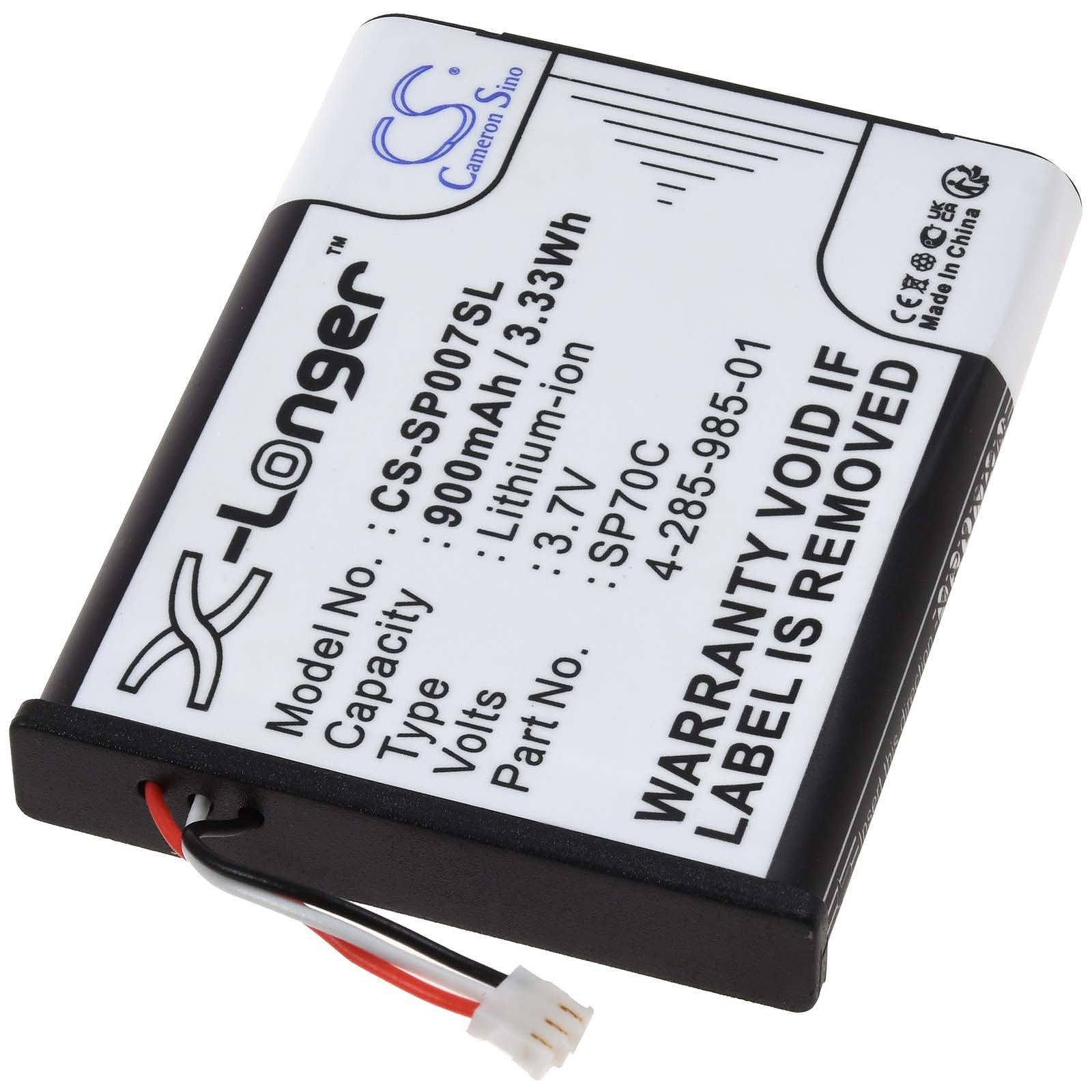 Powery Akku für Sony Typ SP70C Akku 900 mAh (3.7 V)