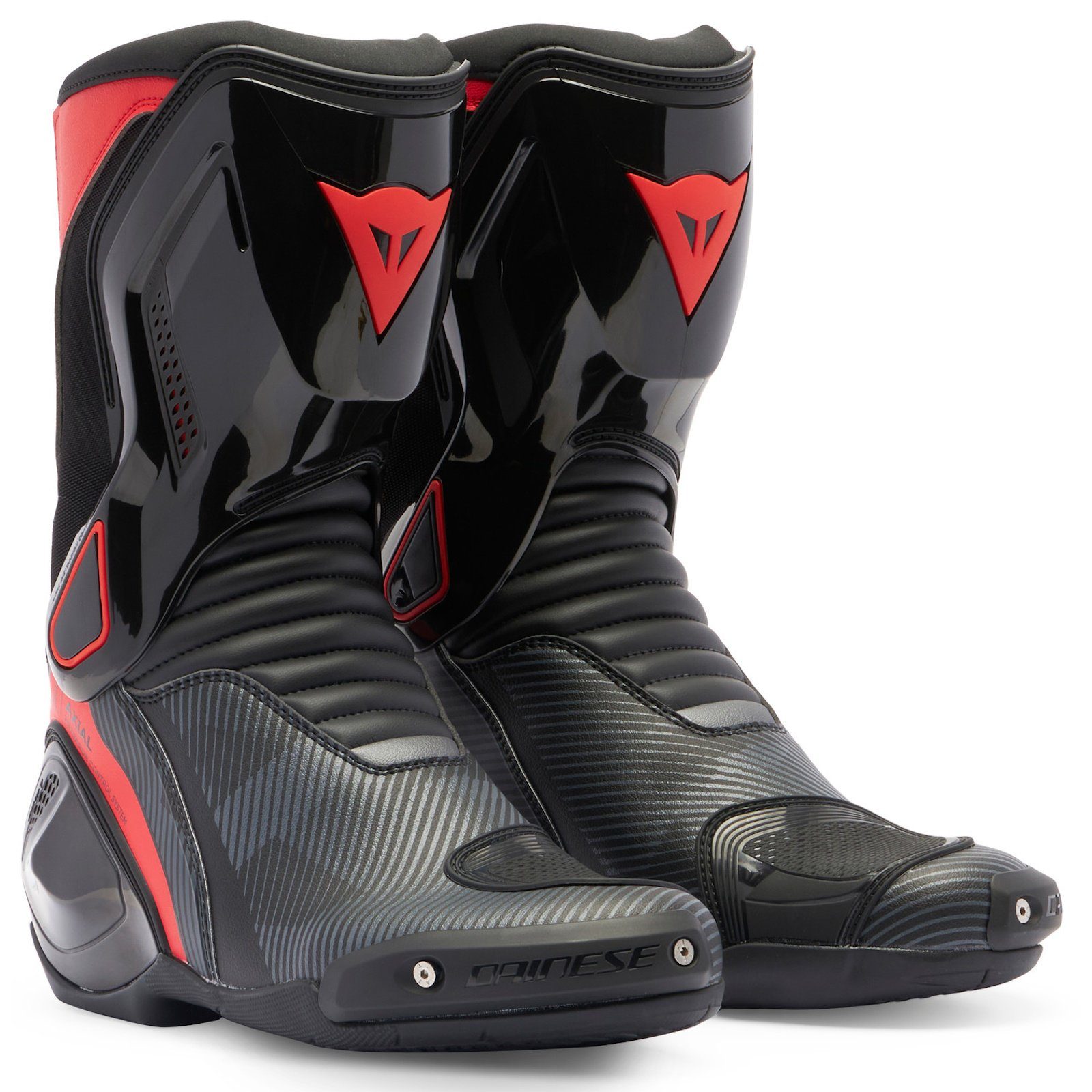 Dainese Dainese Nexus 2 Motorradstiefel Herren schwarz / rot / iron-gate Motorradstiefel