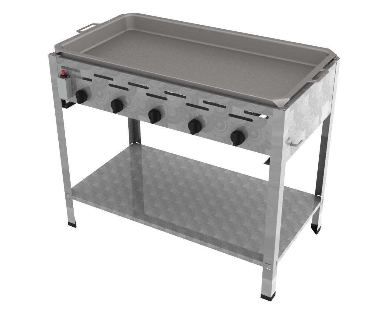 ChattenGlut Gasgrill ChattenGlut Gastrobräter 18kW mit Pfanne, BxTxH: 980x530x800 cm