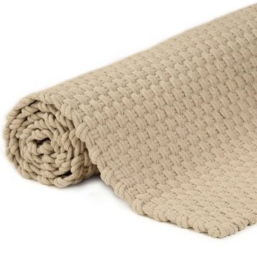 Teppich Rechteckig Natur 160x230 cm Baumwolle, furnicato, Rechteckig