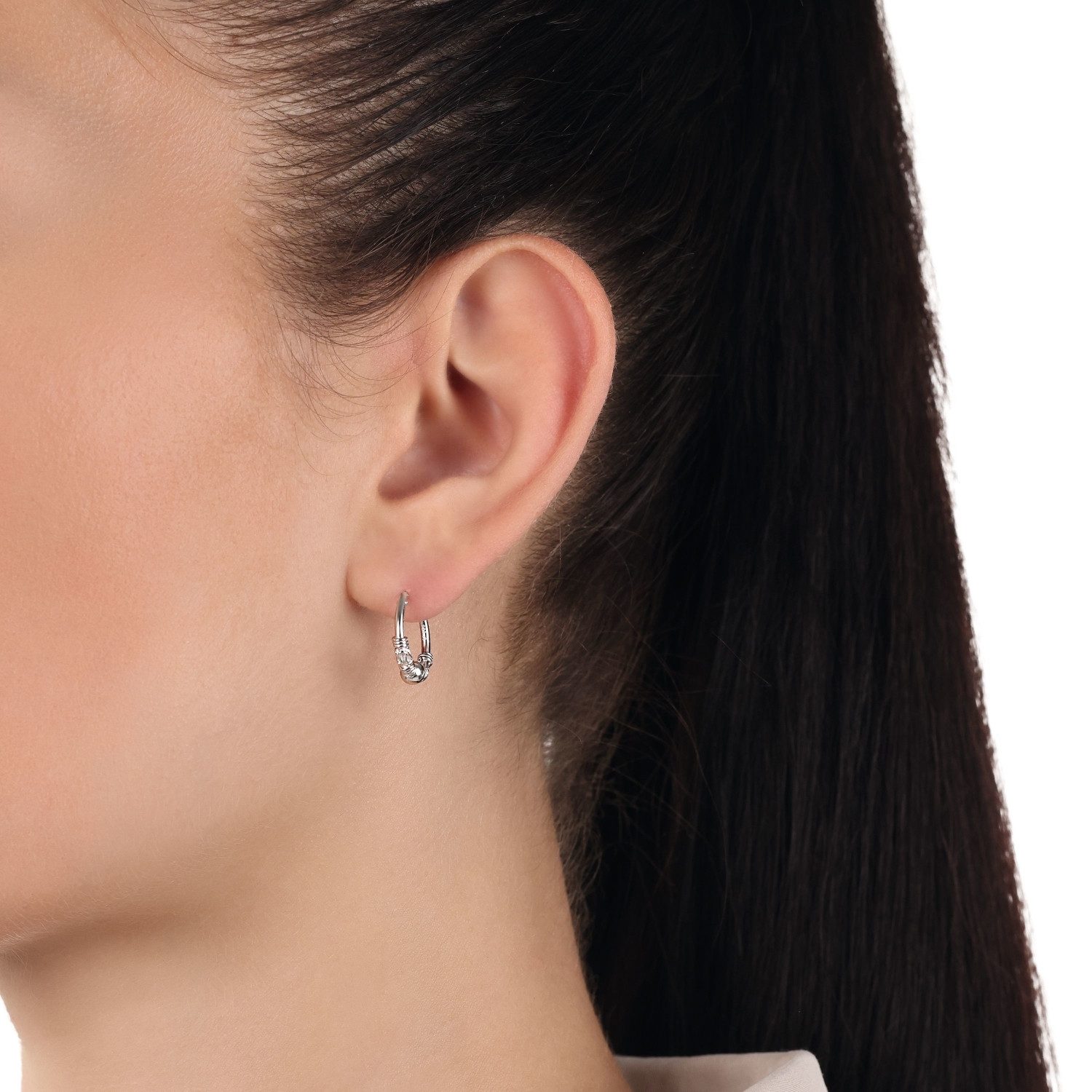 Amor Paar Creolen Amor Creolen für Damen, 925 Sterling Silber (Creolen, 2-t günstig online kaufen