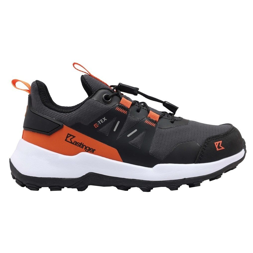 Wander-Freizeitschuhe Foiskar Low KTX (wasserdicht) schwarz/rot Kinder Wanderschuh