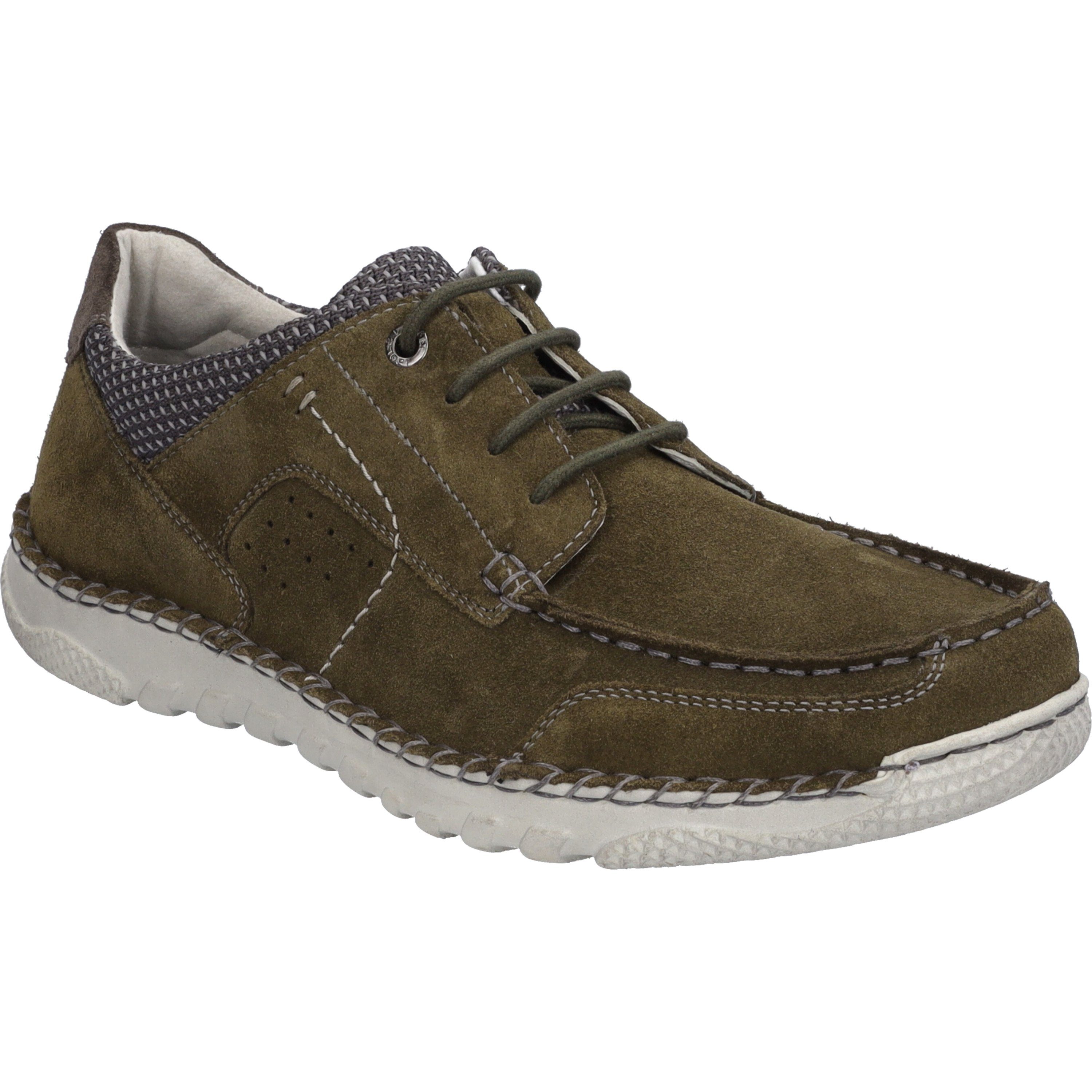 Josef Seibel Wilson 10, grün Schnürschuh Grün (oliv-kombi) | Schnürschuhe