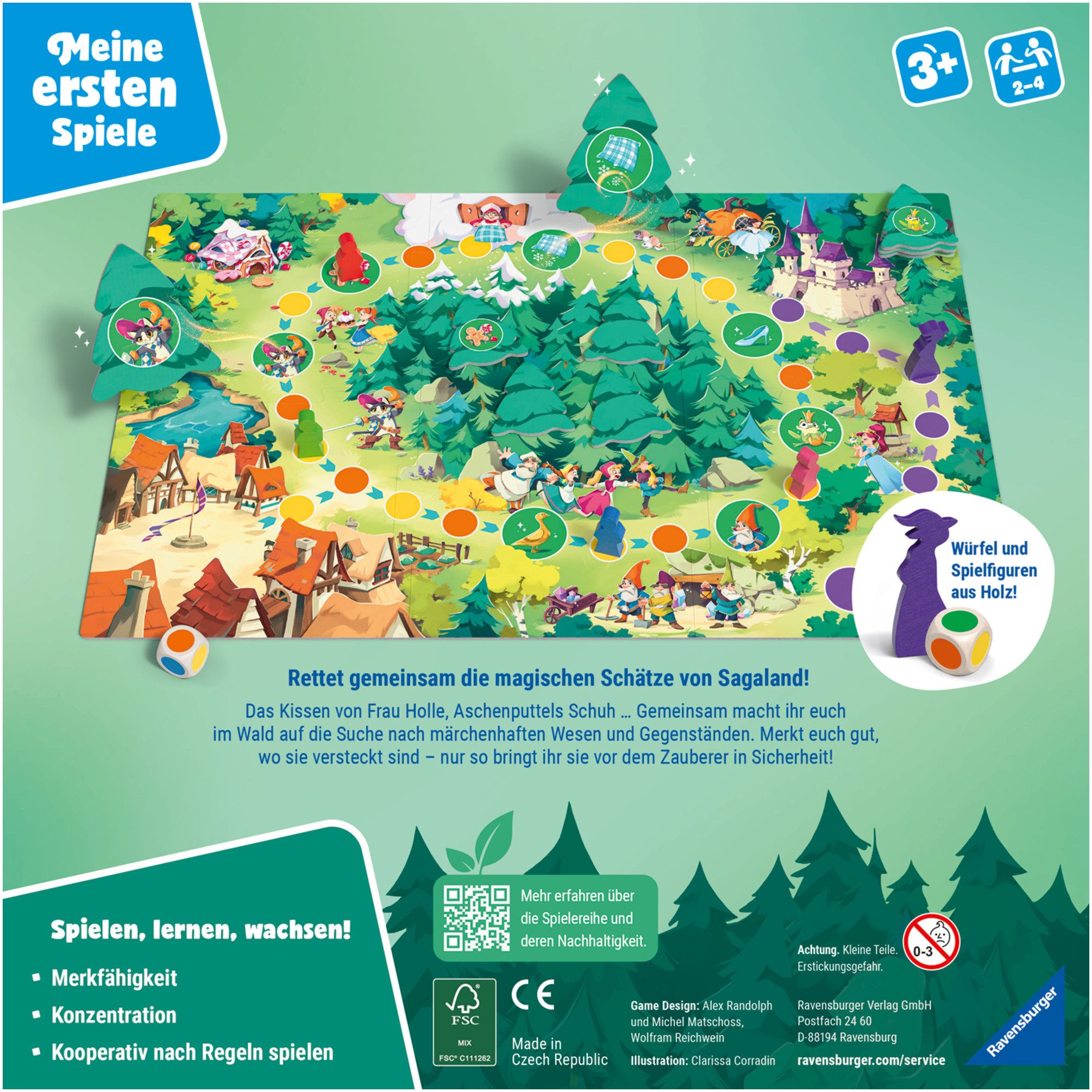 Ravensburger Spiel Sagaland Junior, Kinderspiel, Made in Europe