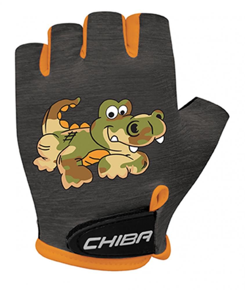 Chiba Fahrradhandschuhe CHIBA Cool Kids - Kinder-Radhandschuhe L Crocodile, Griptec-Innenhand
