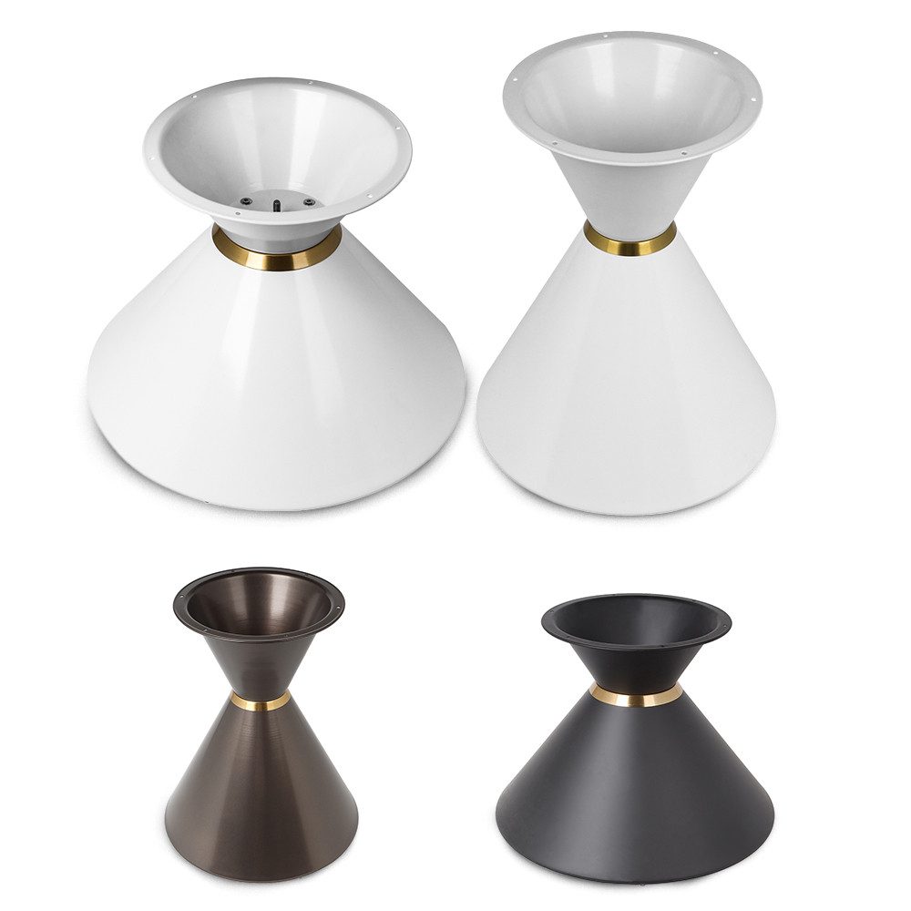 Prima-Online Tischbein Metall Tischgestell DIY Sanduhrform Tischbasis aus Stahl Ohne Platte