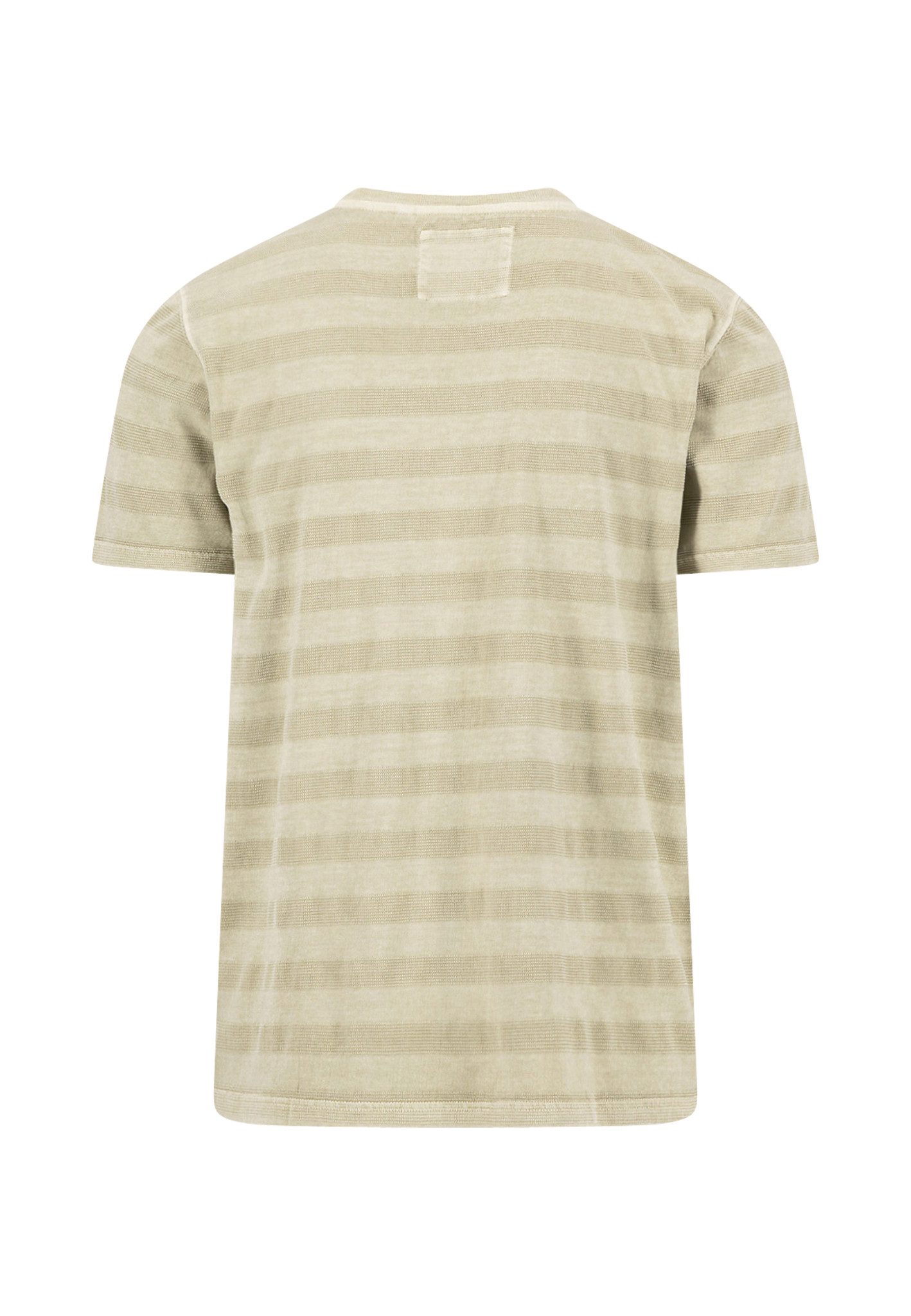 FYNCH-HATTON Kurzarmshirt Jacquard Tee striped
