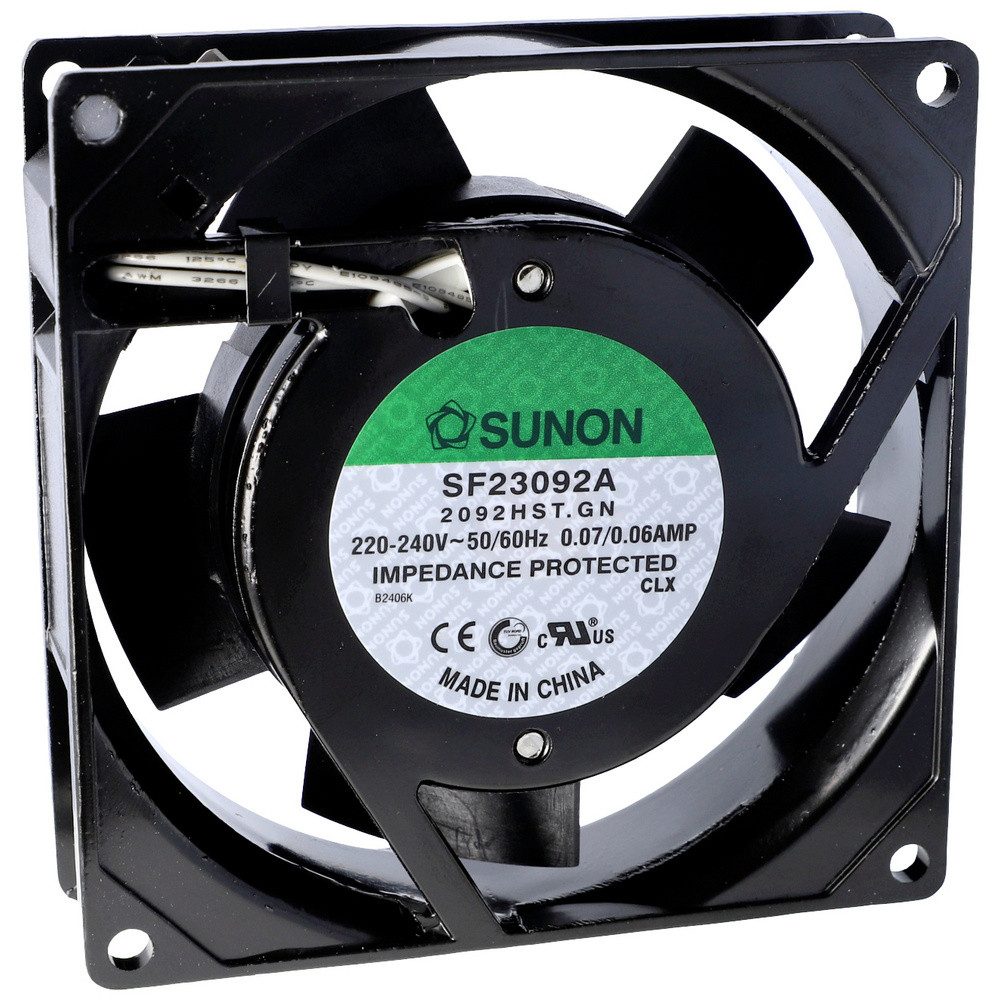 Sunon Gehäuselüfter Sunon SF23092A-2092HSL.GN Axiallüfter 230 V/AC 49.25 m³/h (L x B x H)