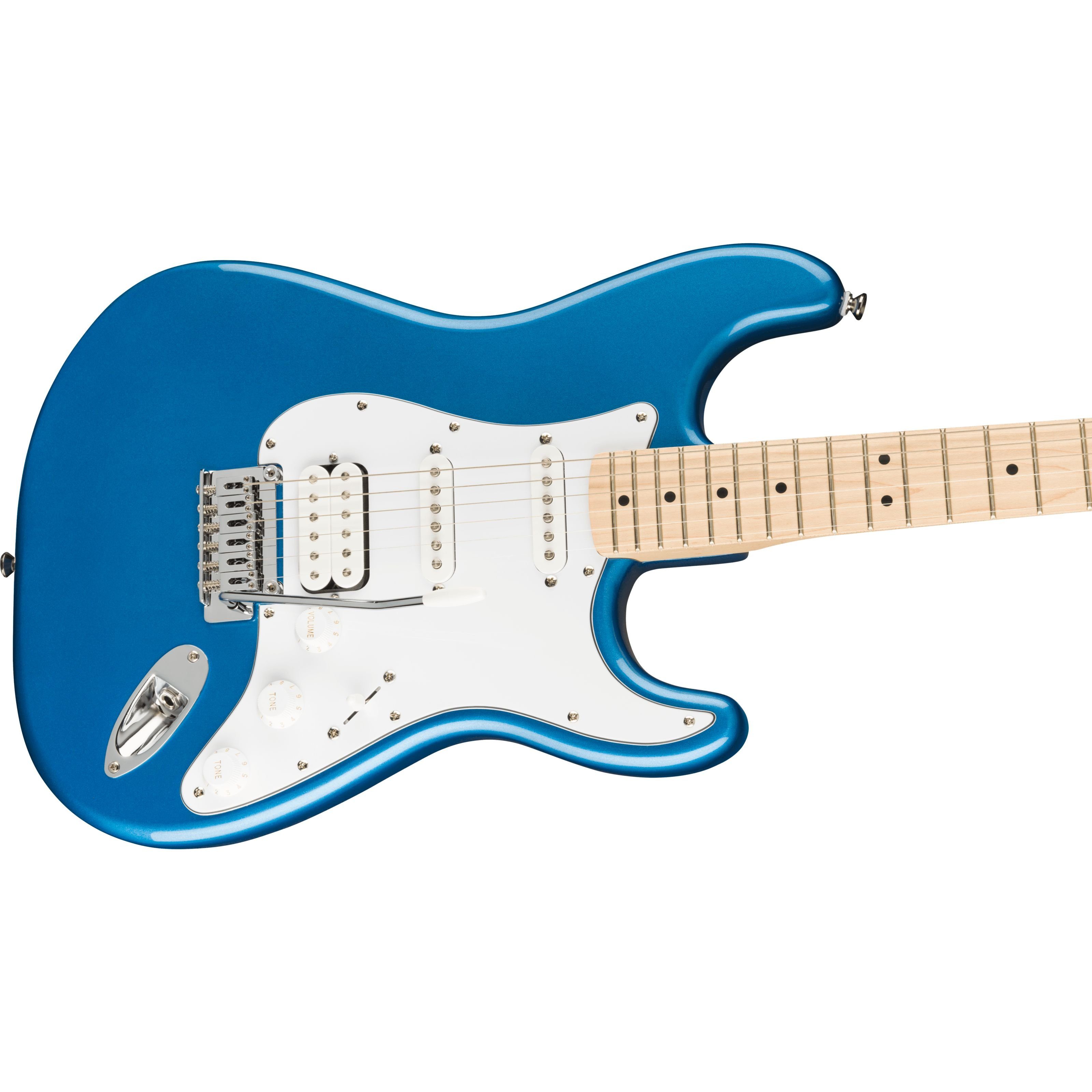 Affinity Spielzeug-Musikinstrument, Blue MN Squier E-Gitarren HSS Lake Series - Placid Stratocaster Pack