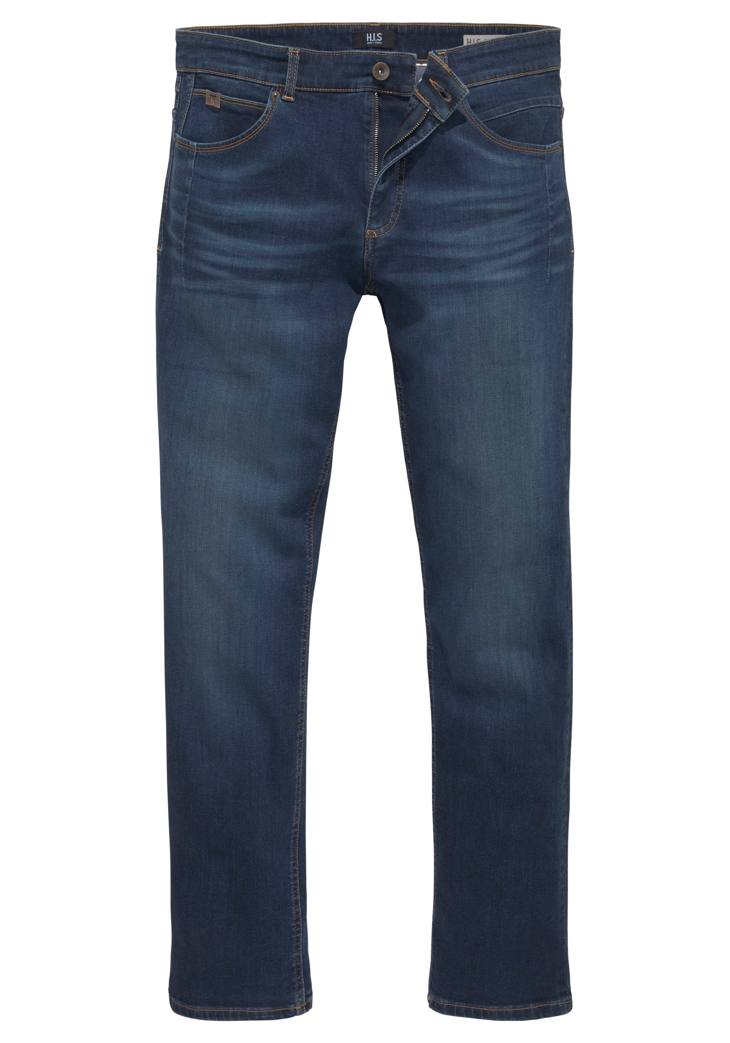 H.I.S Straight-Jeans DALE gerades Bein, mit Used-Effekten, niedrige Leibhöhe