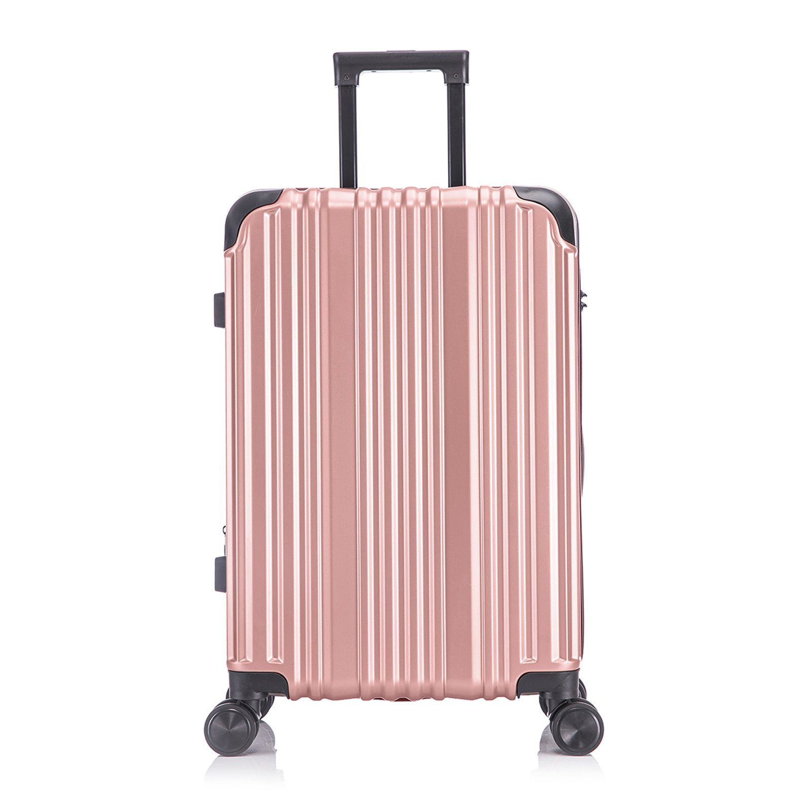 interGo Hartschalen-Trolley Reisekoffer mit 4 Rollen günstig online kaufen
