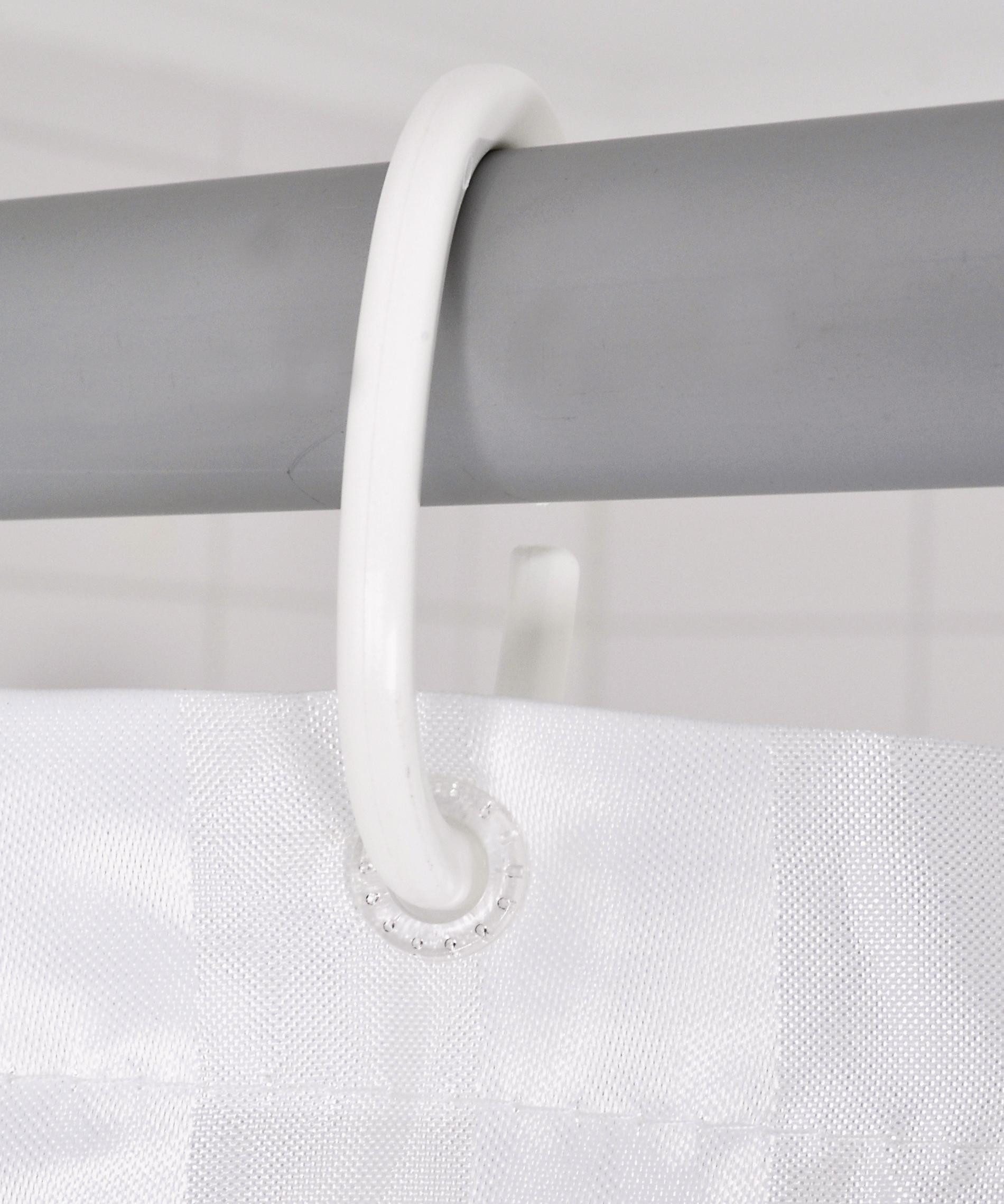 Ridder Duschvorhang Lace schwarz Breite 180 cm