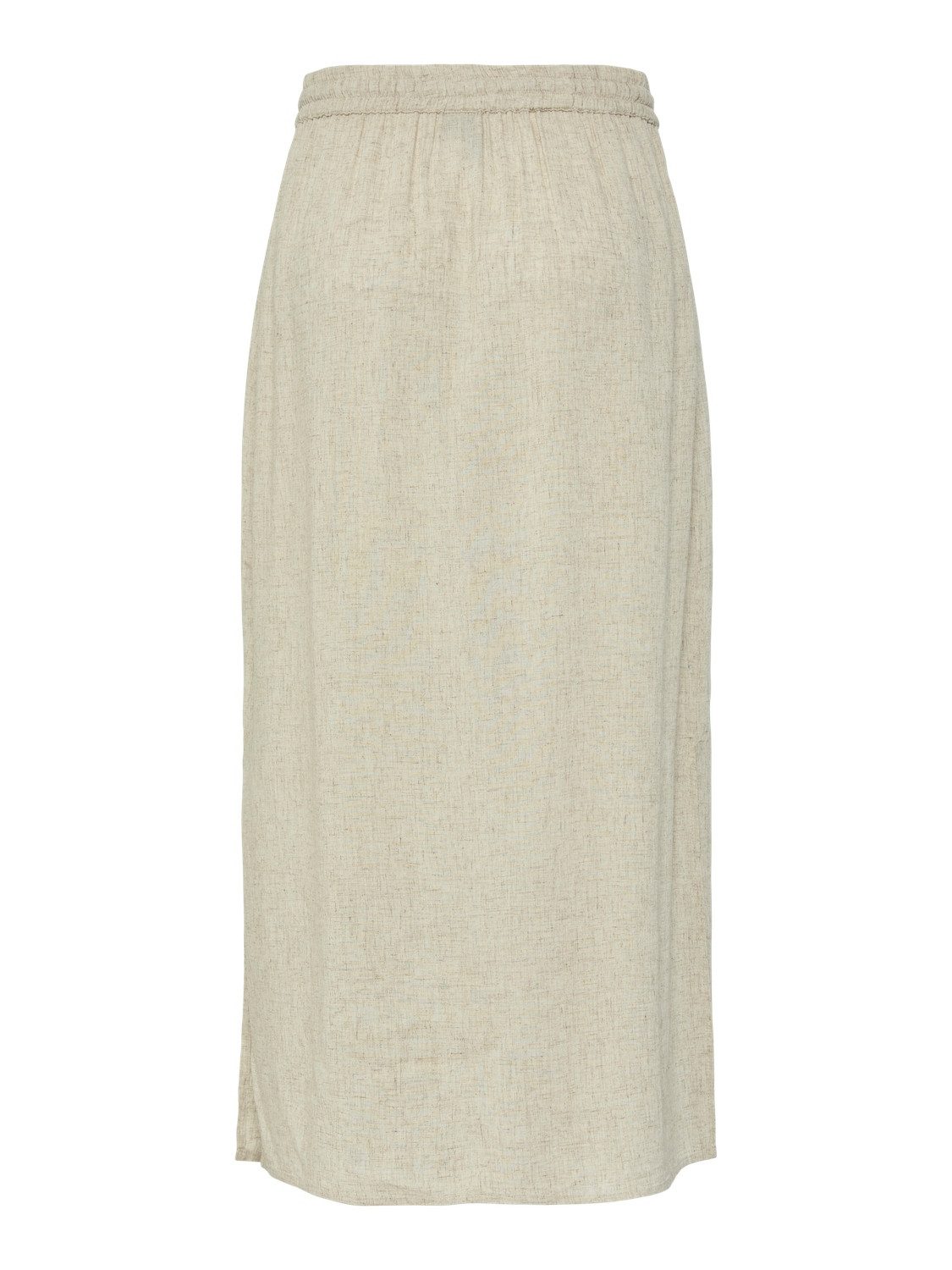pieces Sommerrock PCPIA MW ANKLE SKIRT WVN NOOS mit Leinen günstig online kaufen