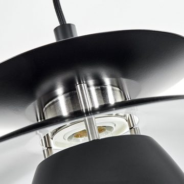 hofstein Hängeleuchte »Cecanibbi« moderne Deckenlampe aus Metall in Schwarz/Weiß, ohne Leuchtmittel, Leuchte im modernen Design, Höhe max. 149cm, 1xE27