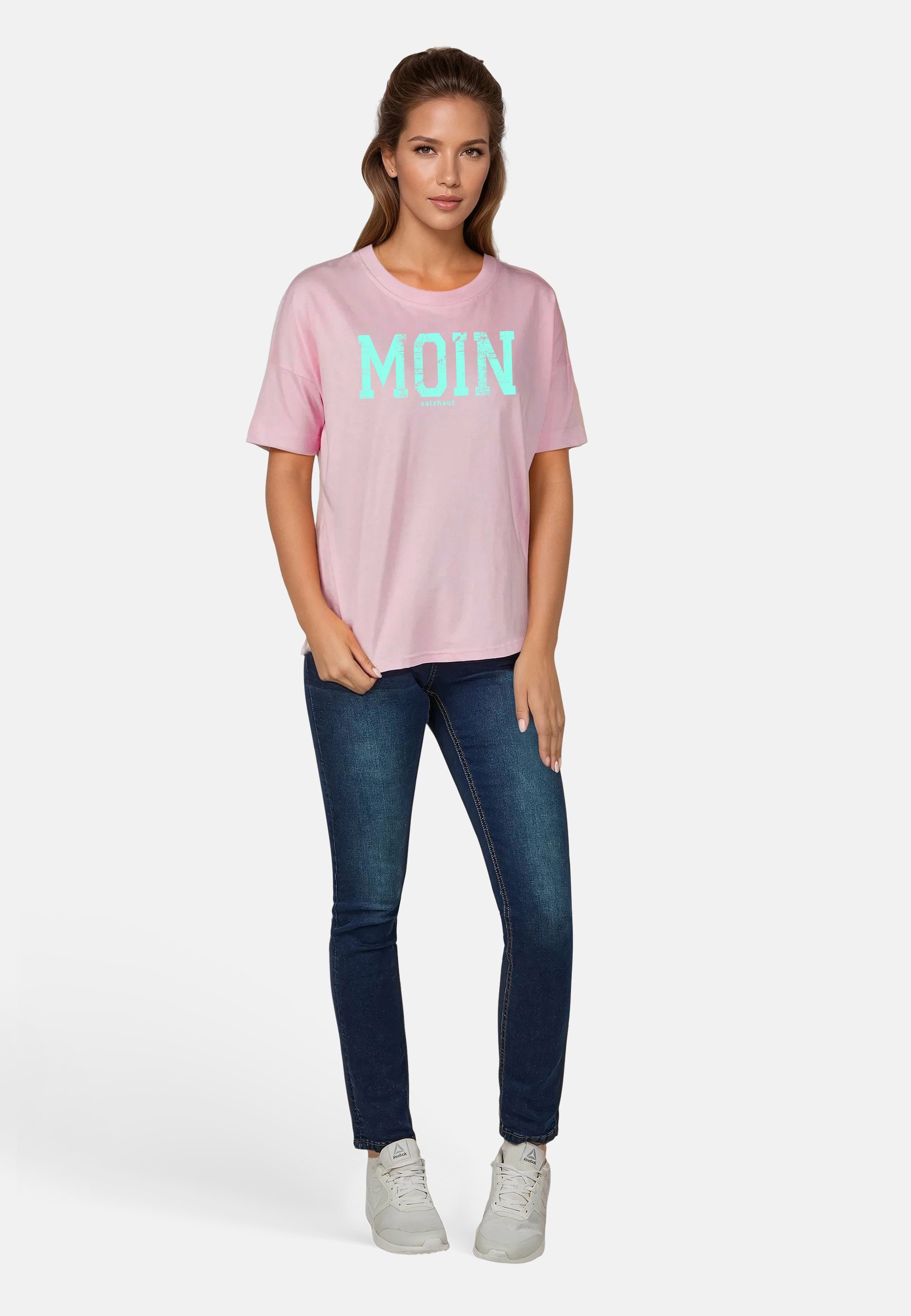 salzhaut T-Shirt LEEV-MOIN Damen Relaxed-Fit Endlich wieder Sommer! bequeme günstig online kaufen