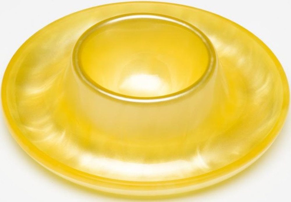 G.F. Heim Söhne Eierbecher aus Acrylglas gelb 10cm