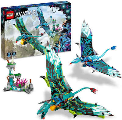 LEGO® Konstruktionsspielsteine Jakes und Neytiris erster Flug auf einem Banshee (75572), LEGO® Avatar, (572 St), Made in Europe