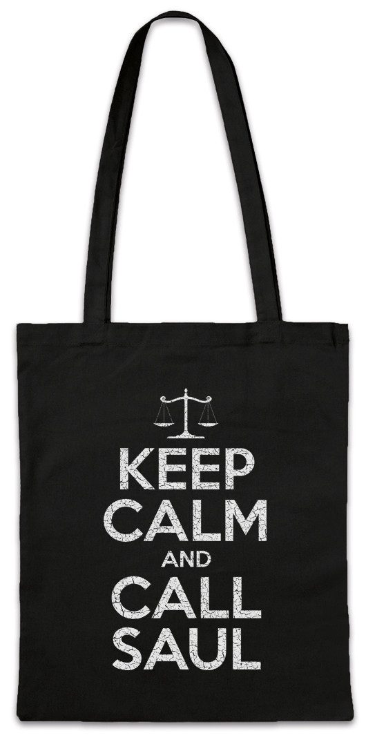 Beuteltasche Keep Calm And Call Saul Stofftasche Better Fun Call Breaking Lawyer